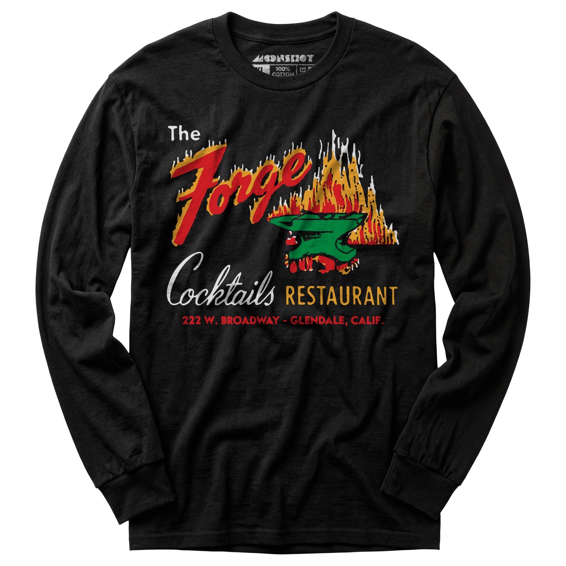The Forge - Glendale, CA - Vintage Restaurant - Long Sleeve T-Shirt