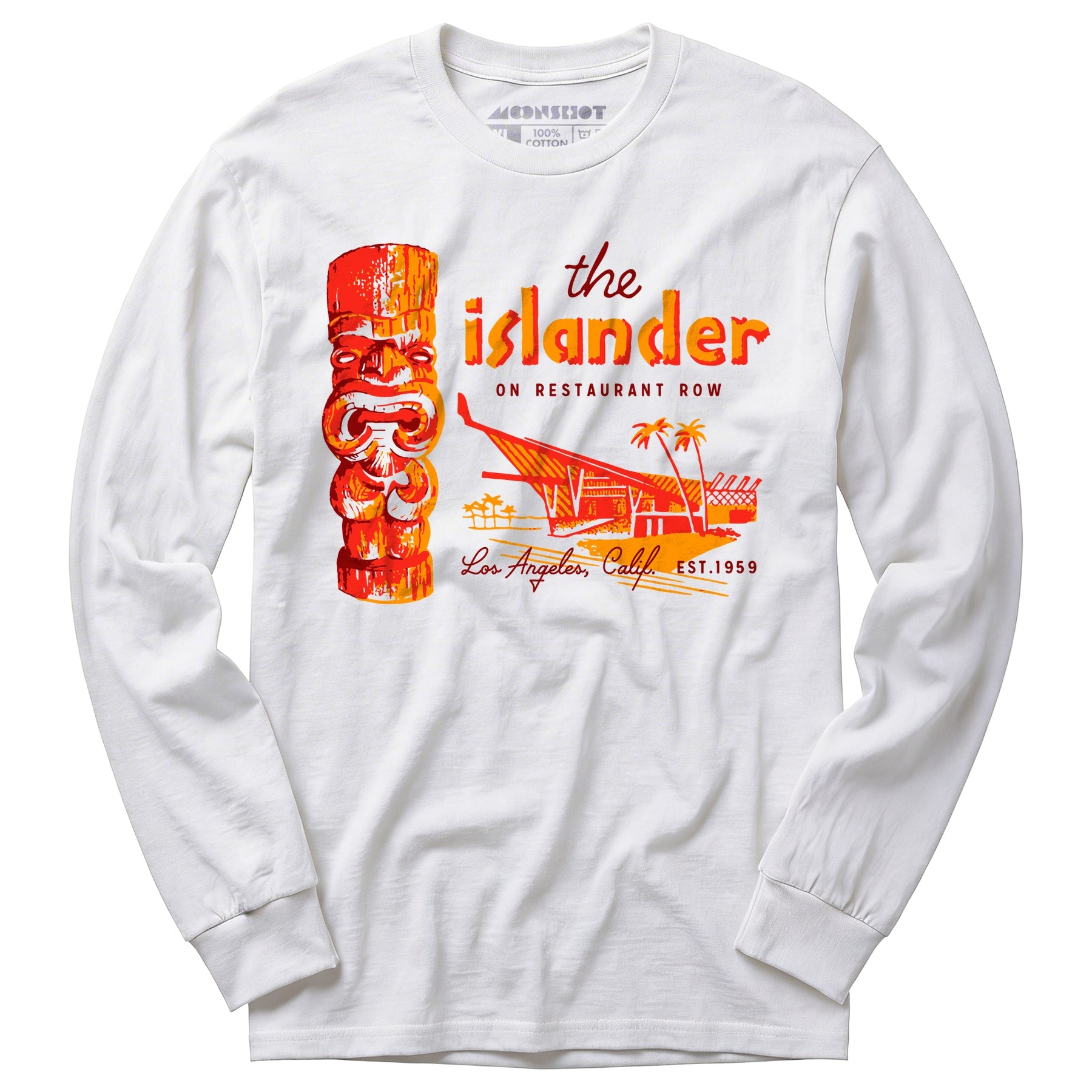 The Islander 1959 - Los Angeles, CA - Vintage Tiki Bar - Long Sleeve T-Shirt