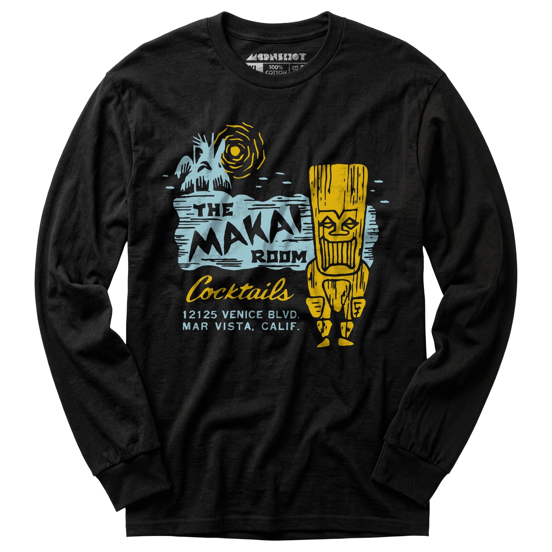 The Makai Room - Los Angeles, CA - Vintage Tiki Bar - Long Sleeve T-Shirt