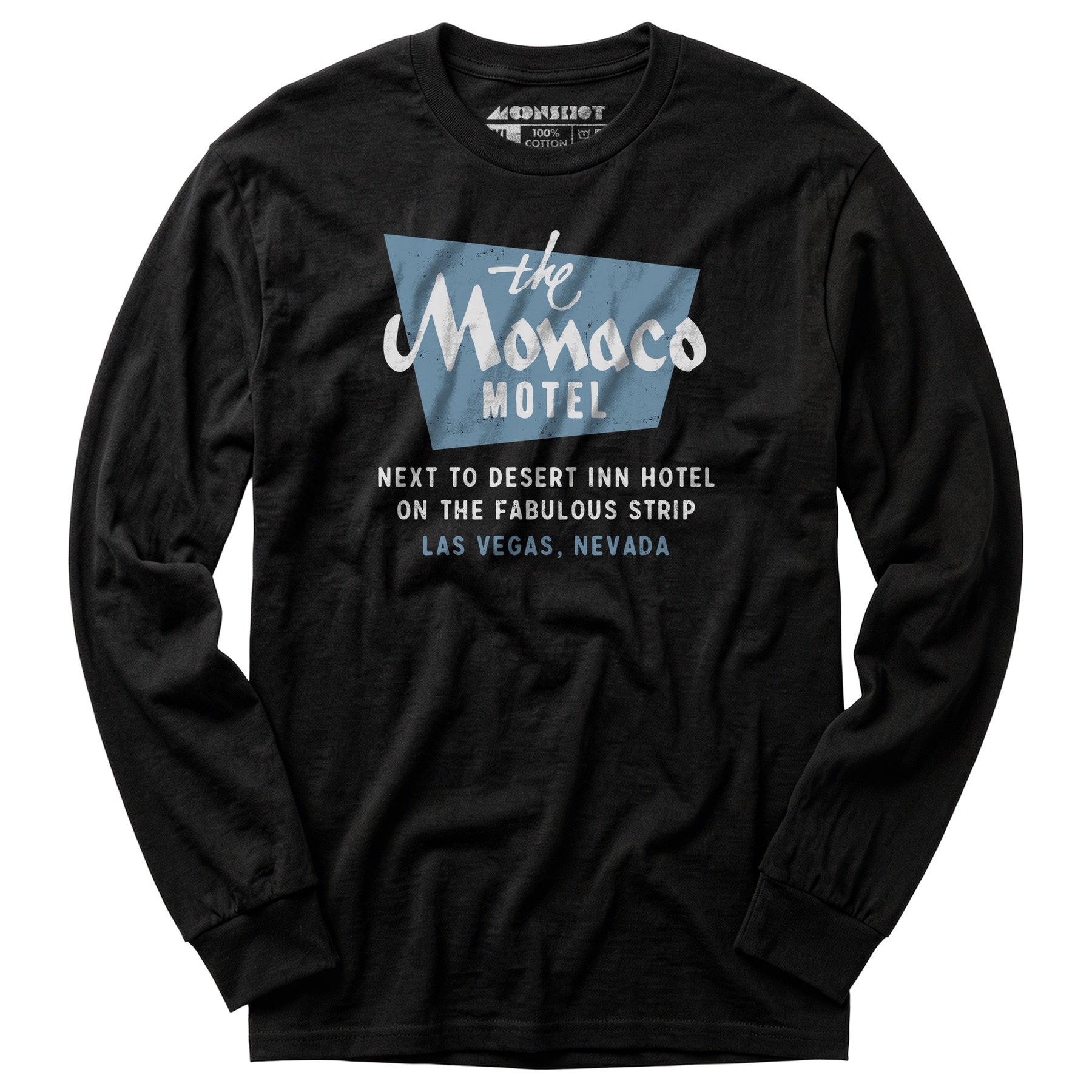 The Monaco Motel - Vintage Las Vegas - Long Sleeve T-Shirt