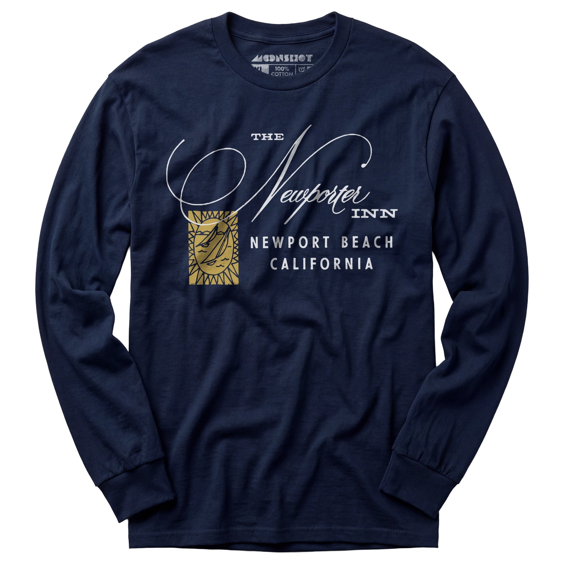 The Newporter Inn - Newport Beach, CA - Vintage Hotel - Long Sleeve T-Shirt