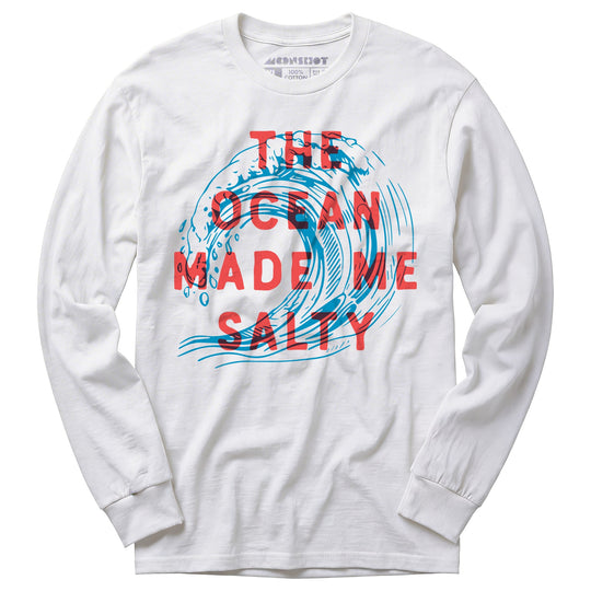 The Ocean Made Me Salty - Long Sleeve T-Shirt