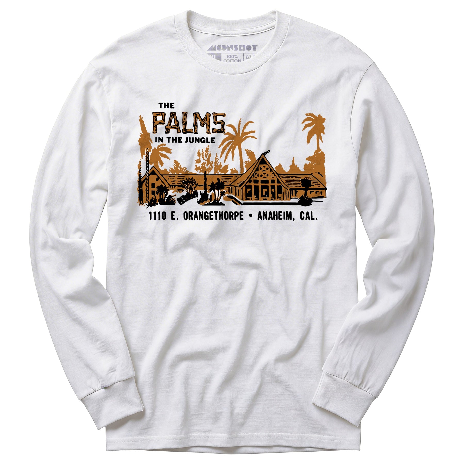 The Palms in the Jungle - Anaheim, CA - Vintage Restaurant - Long Sleeve T-Shirt
