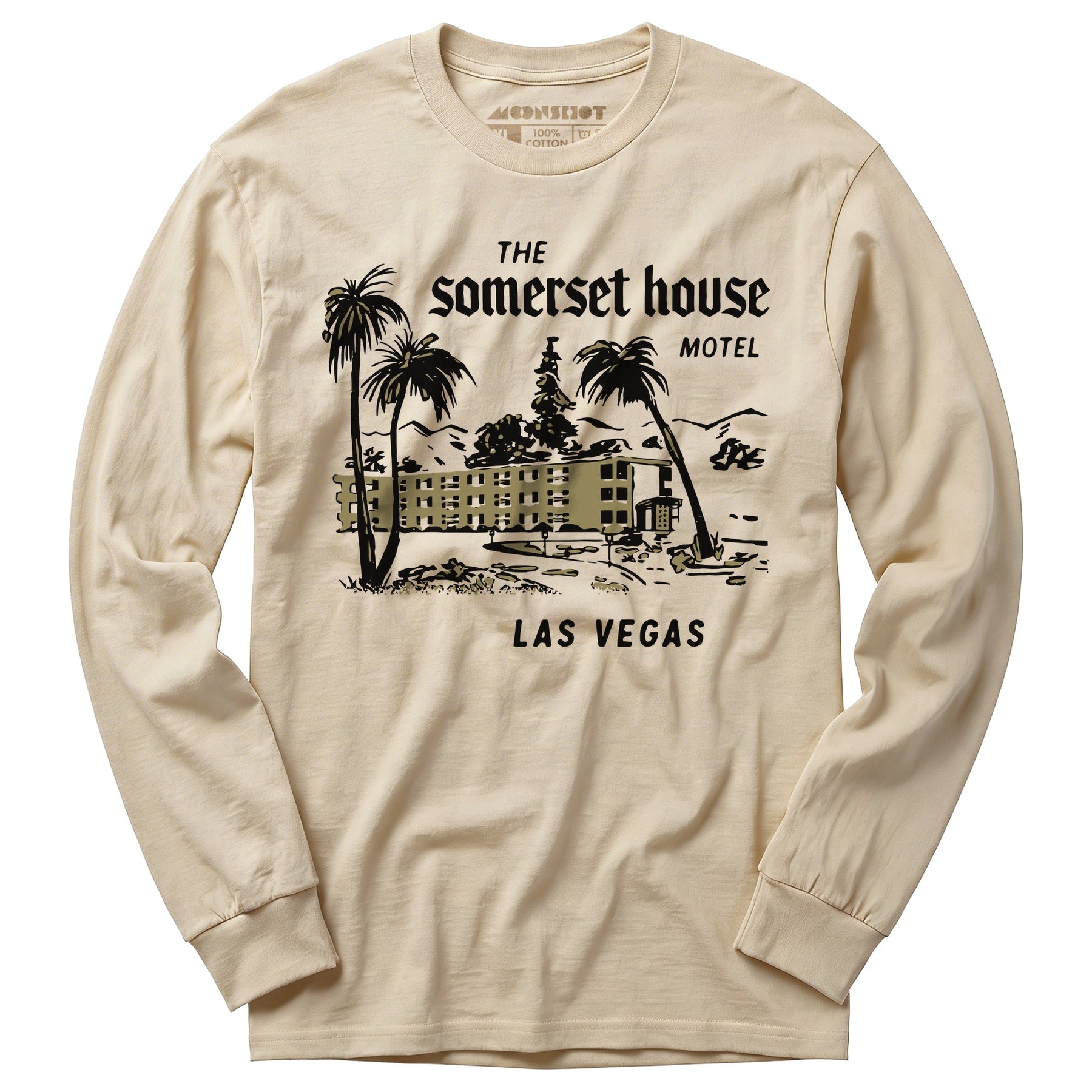 The Somerset House Motel - Vintage Las Vegas - Long Sleeve T-Shirt