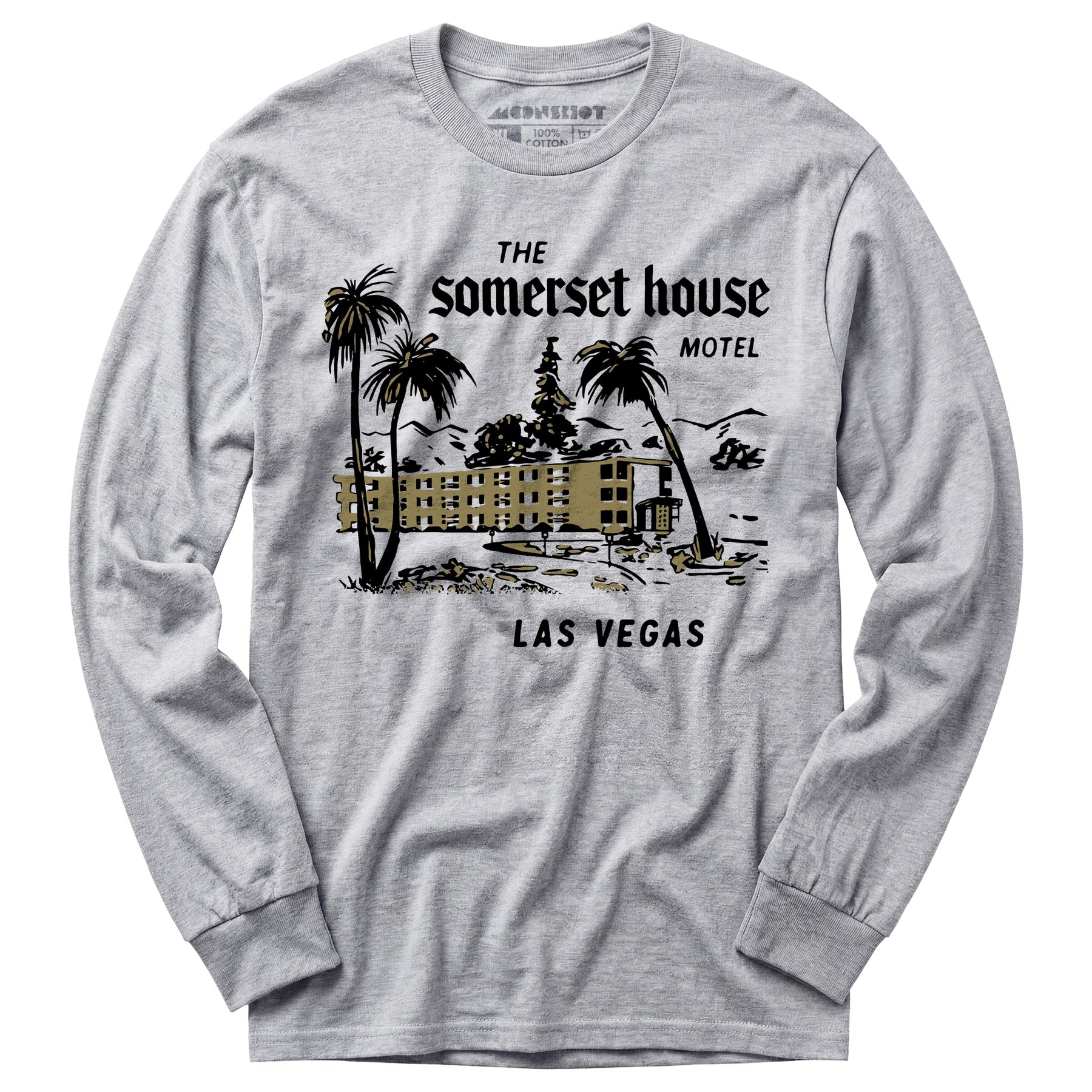 The Somerset House Motel - Vintage Las Vegas - Long Sleeve T-Shirt