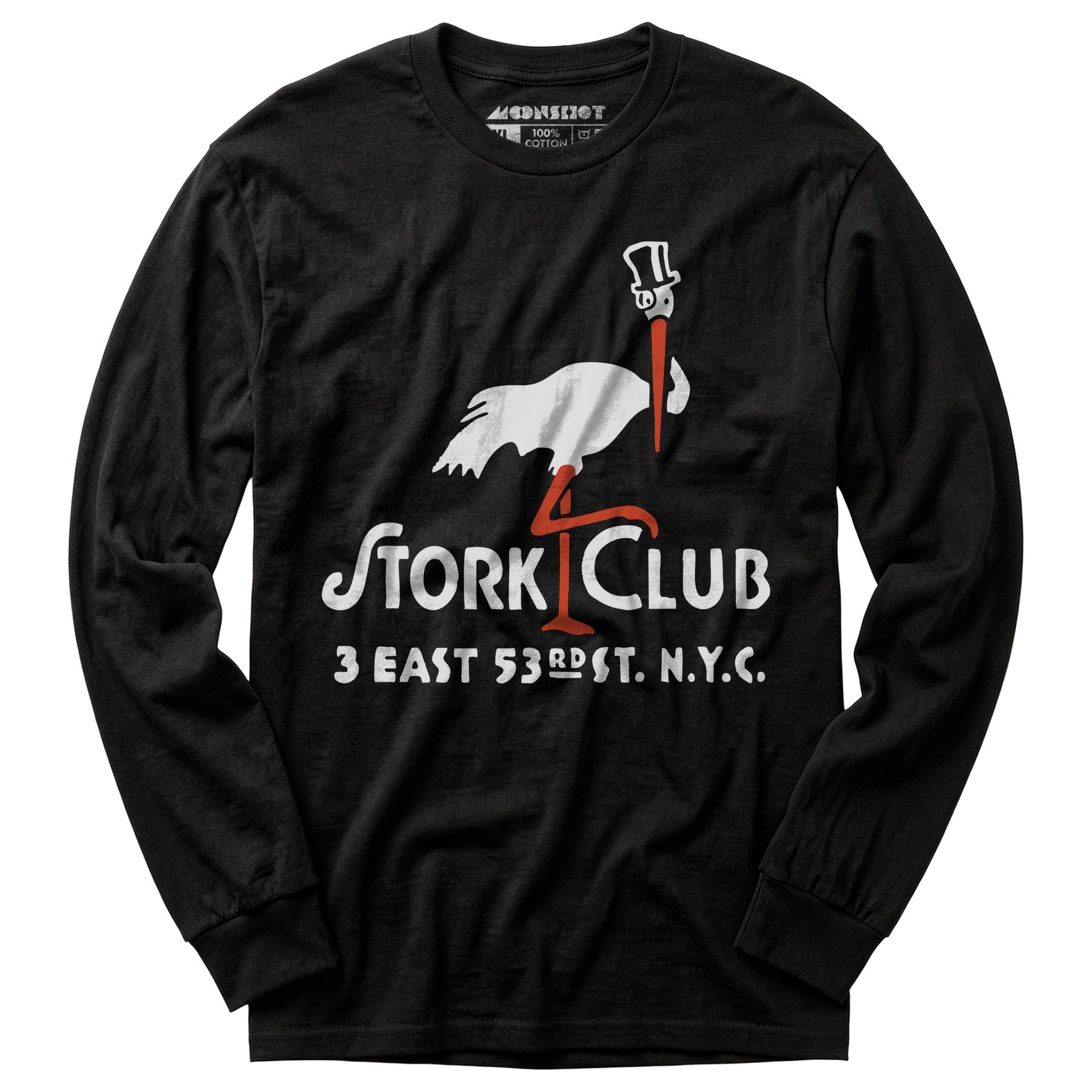 The Stork Club - New York City - Vintage Restaurant - Long Sleeve T-Shirt