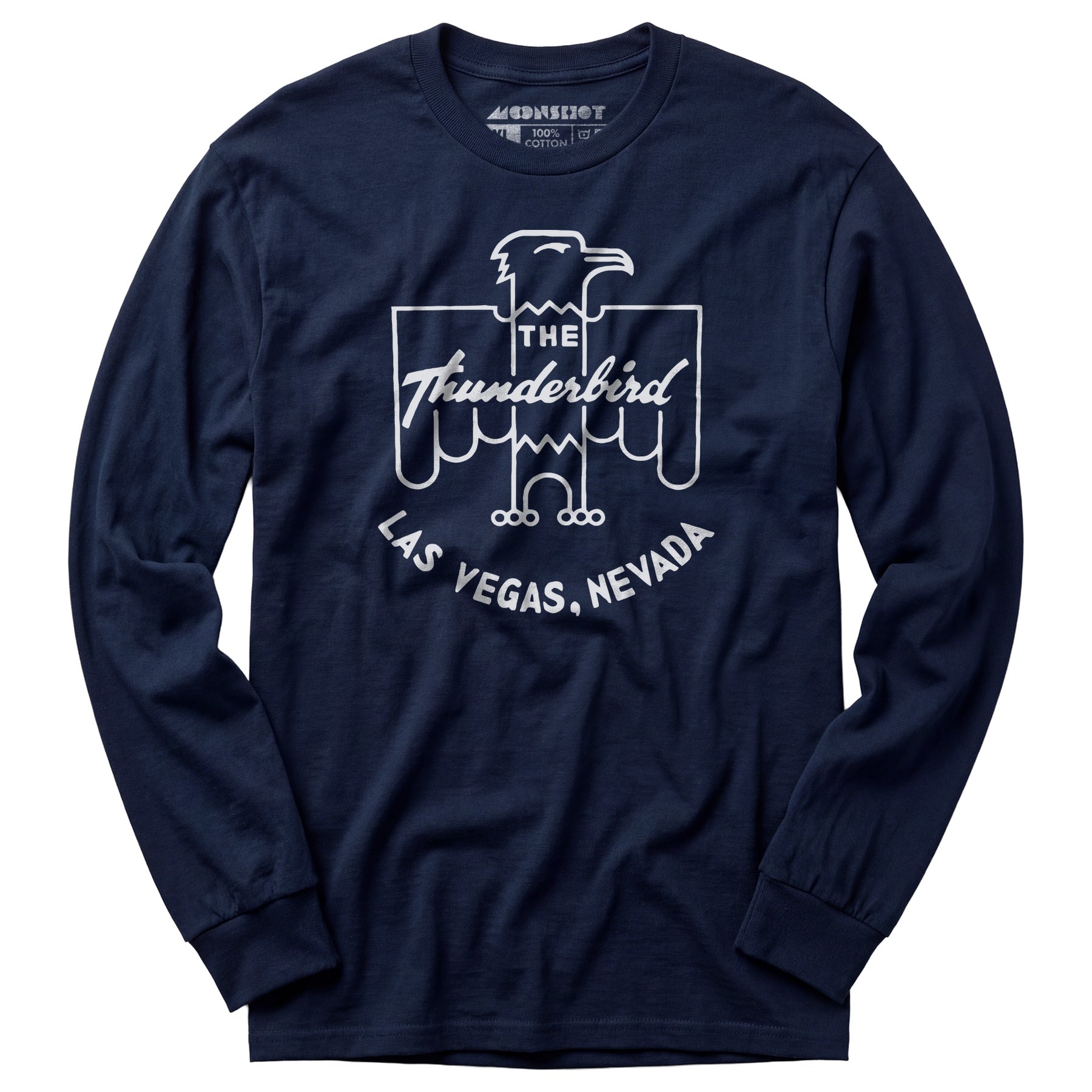 The Thunderbird - Vintage Las Vegas - Long Sleeve T-Shirt