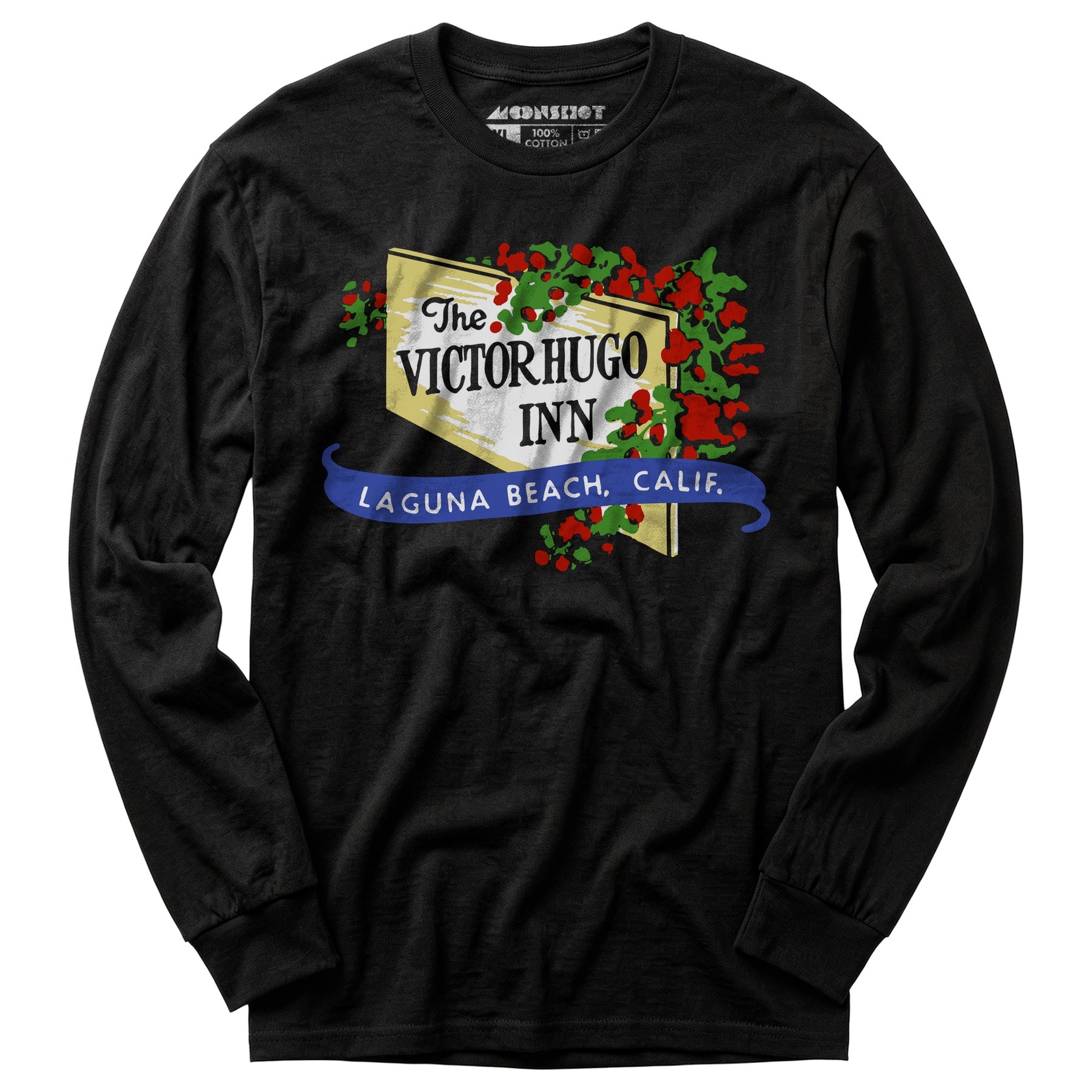 The Victor Hugo Inn - Laguna Beach, CA - Vintage Restaurant - Long Sleeve T-Shirt