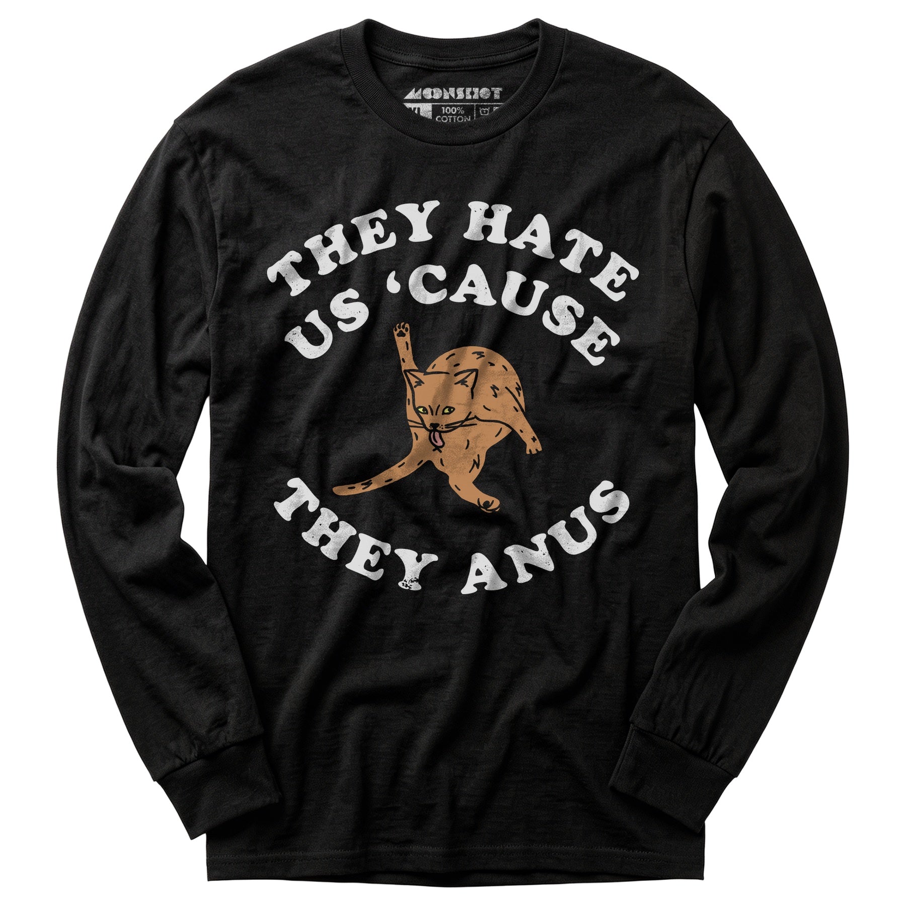 They Hate Us Cause They Anus - Long Sleeve T-Shirt
