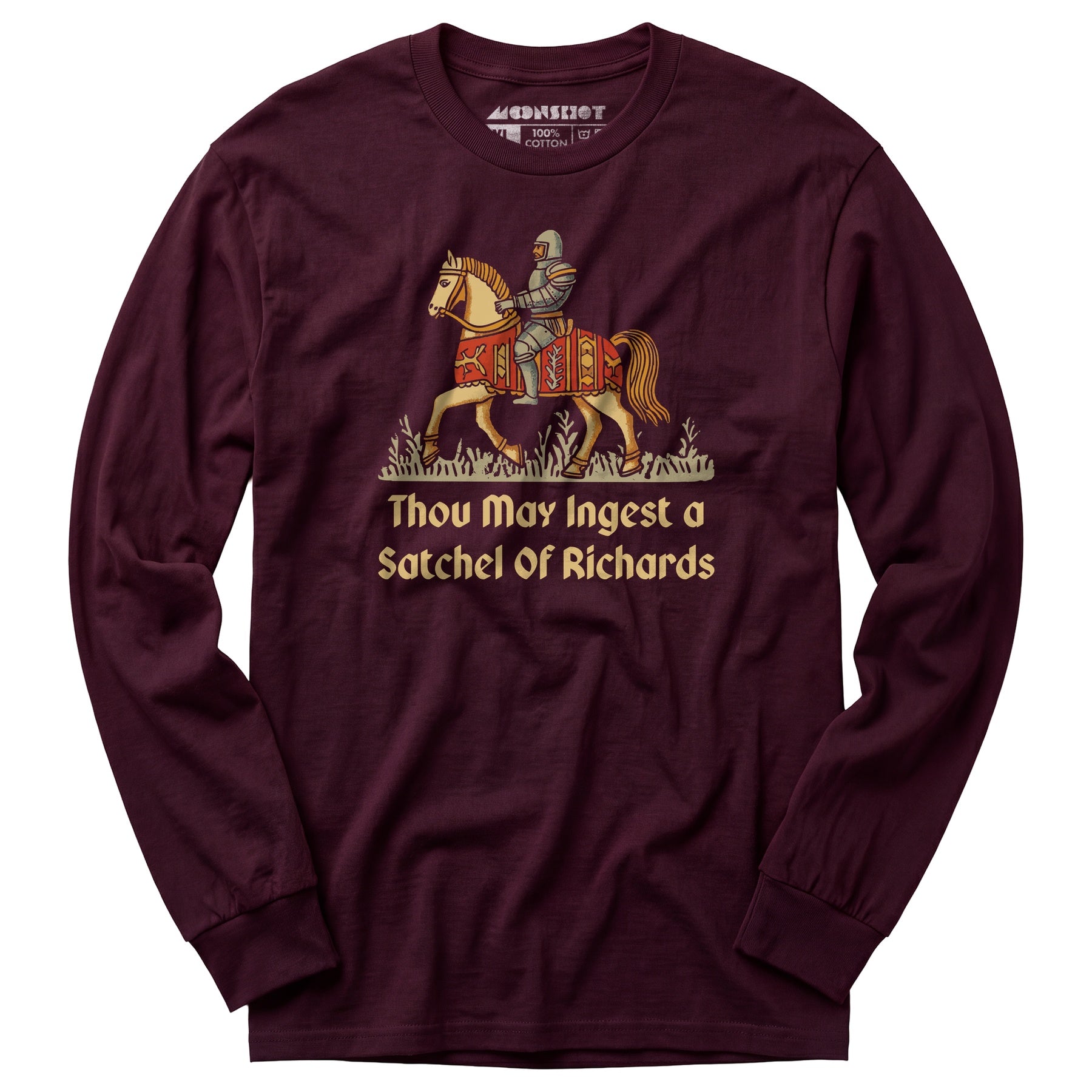 Thou May Ingest a Satchel of Richards v2 - Long Sleeve T-Shirt