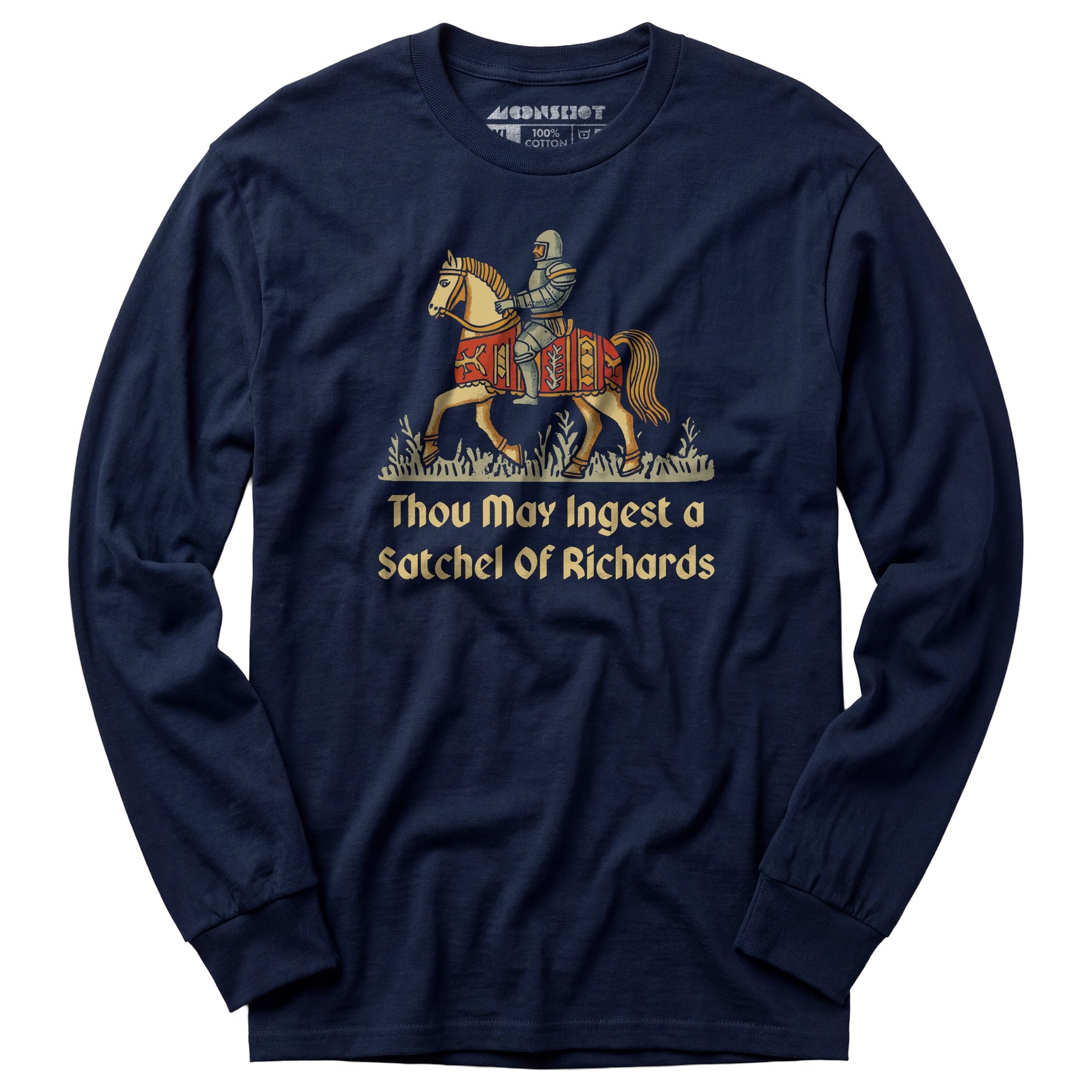 Thou May Ingest a Satchel of Richards v2 - Long Sleeve T-Shirt