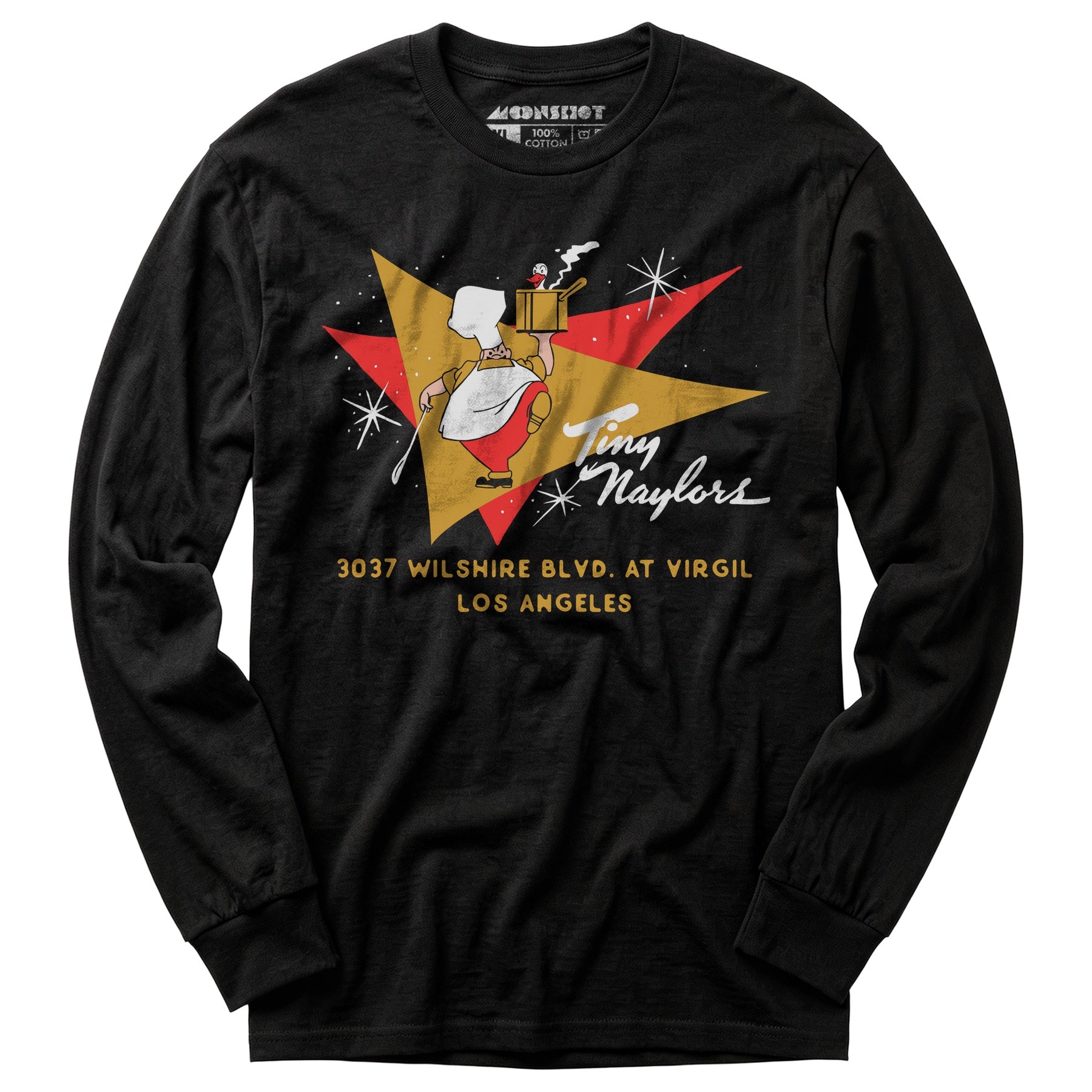 Tiny Naylor's - Los Angeles, CA - Vintage Restaurant - Long Sleeve T-Shirt