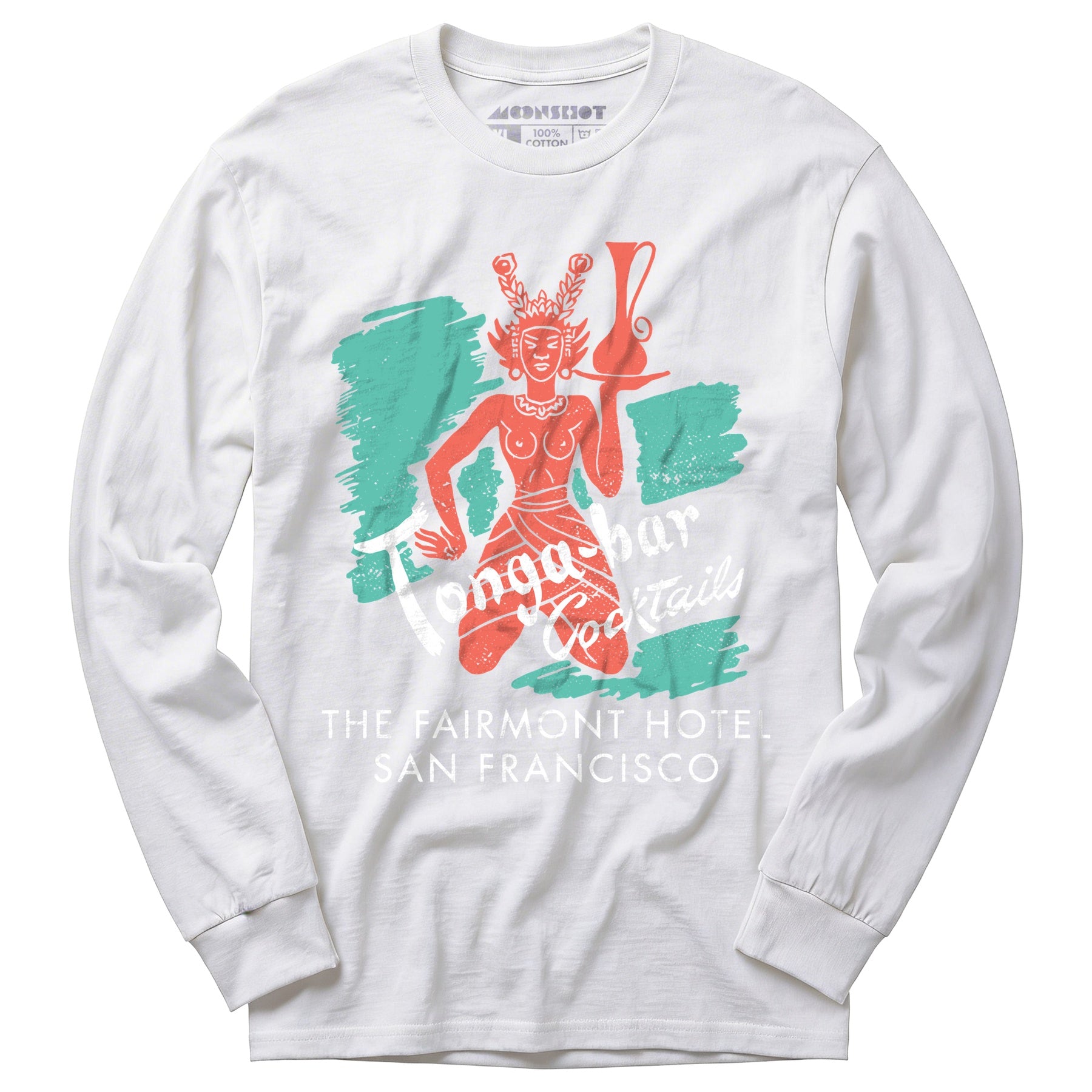 Tonga Room v2 - San Francisco, CA - Vintage Tiki Bar - Long Sleeve T-Shirt