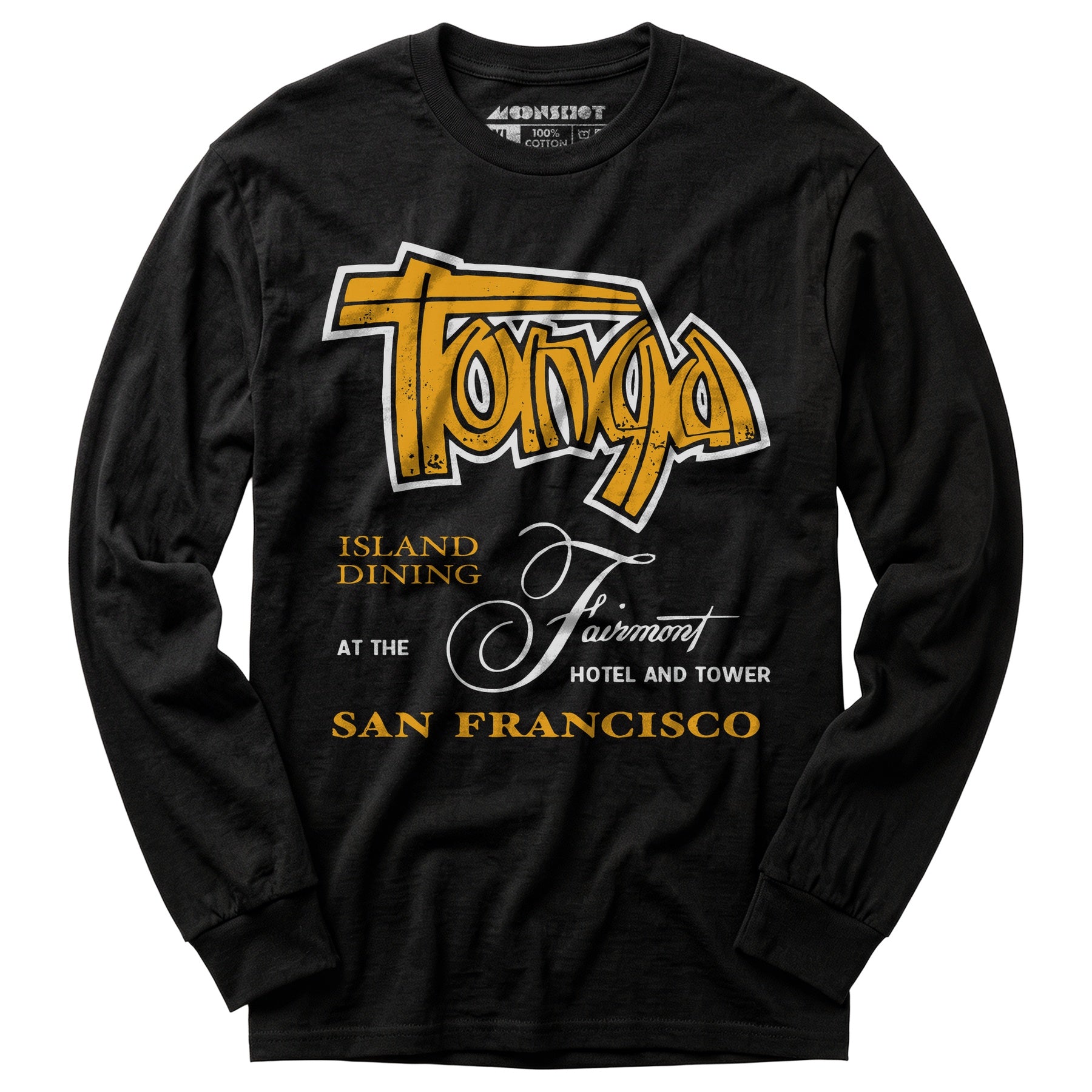 Tonga Room v3 - San Francisco, CA - Vintage Tiki Bar - Long Sleeve T-Shirt