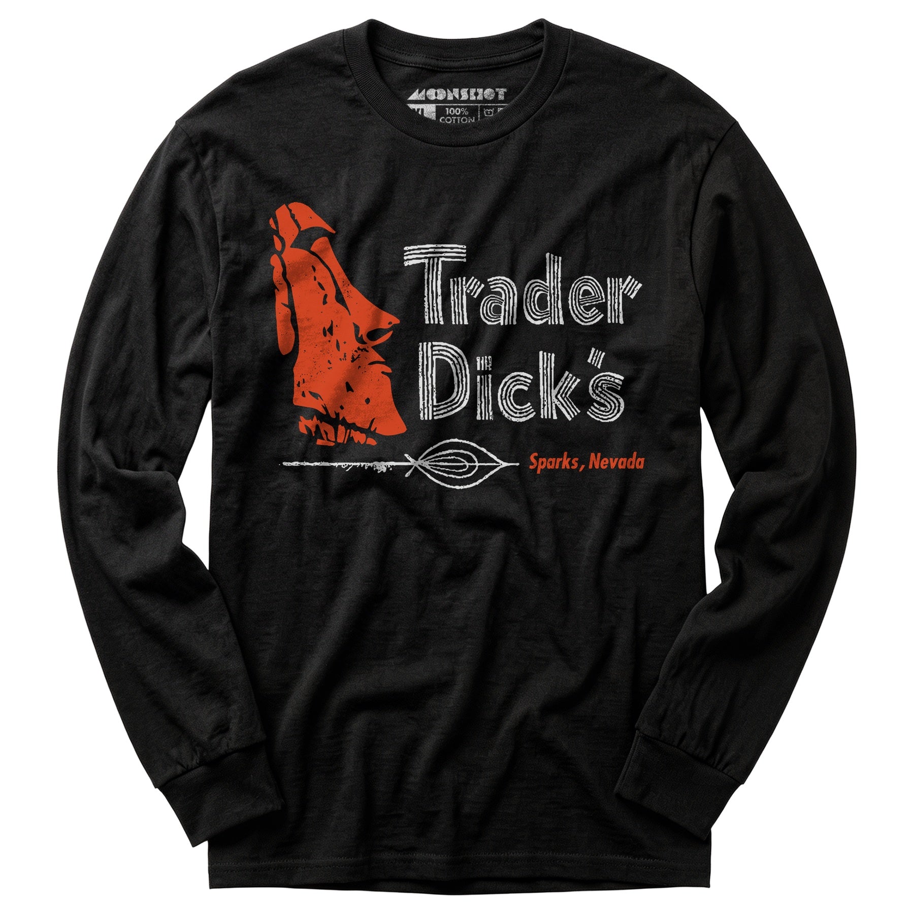 Trader Dick's - Sparks, NV - Vintage Tiki Bar - Long Sleeve T-Shirt