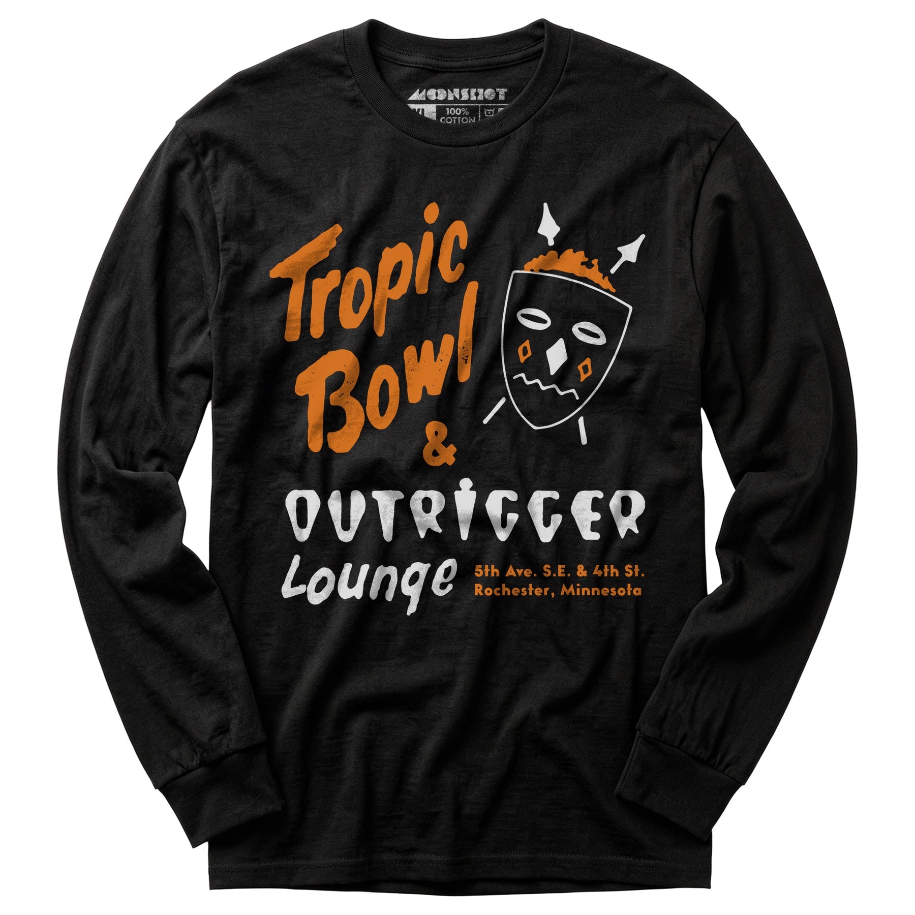 Tropic Bowl - Rochester, MN - Vintage Bowling Alley - Long Sleeve T-Shirt