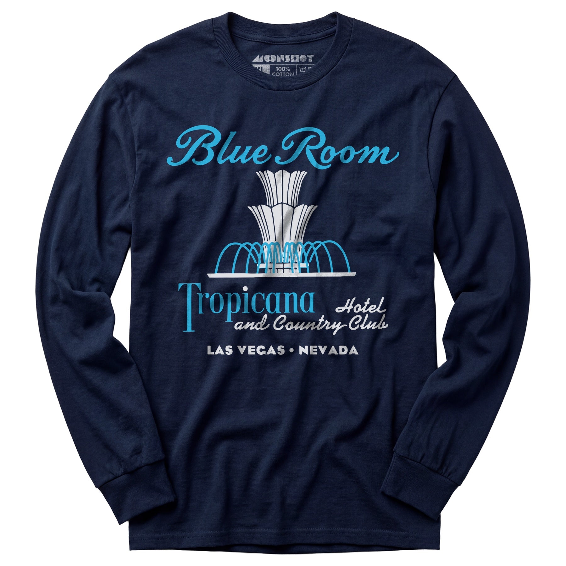Tropicana Blue Room - Vintage Las Vegas - Long Sleeve T-Shirt