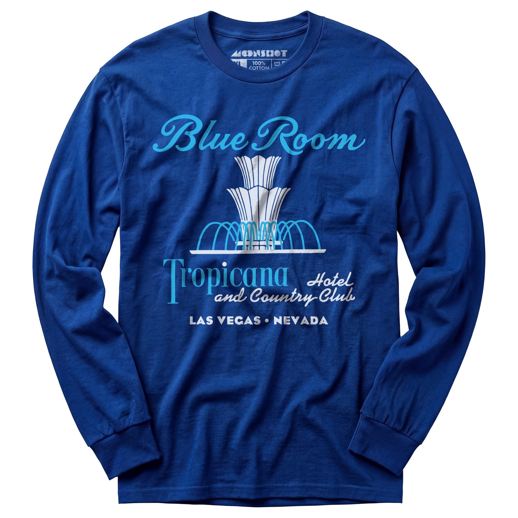 Tropicana Blue Room - Vintage Las Vegas - Long Sleeve T-Shirt