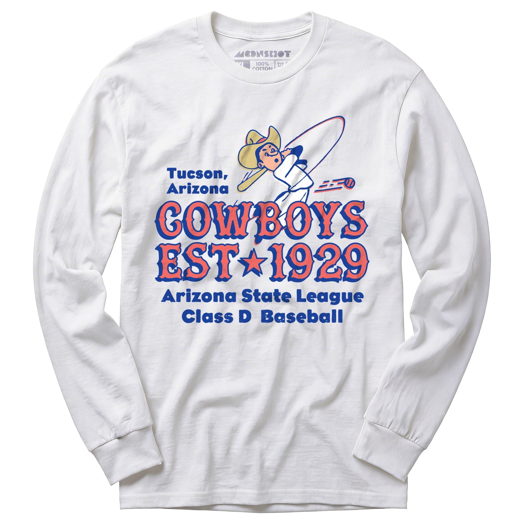 Tucson Cowboys - Arizona - Vintage Defunct Baseball Teams - Long Sleeve T-Shirt