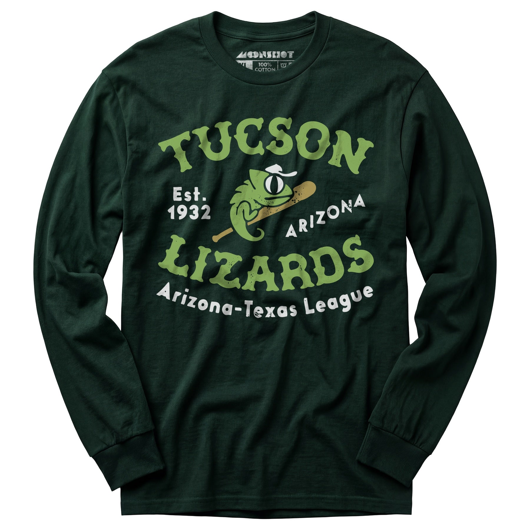 Tucson Lizards - Arizona - Vintage Defunct Baseball Teams - Long Sleeve T-Shirt