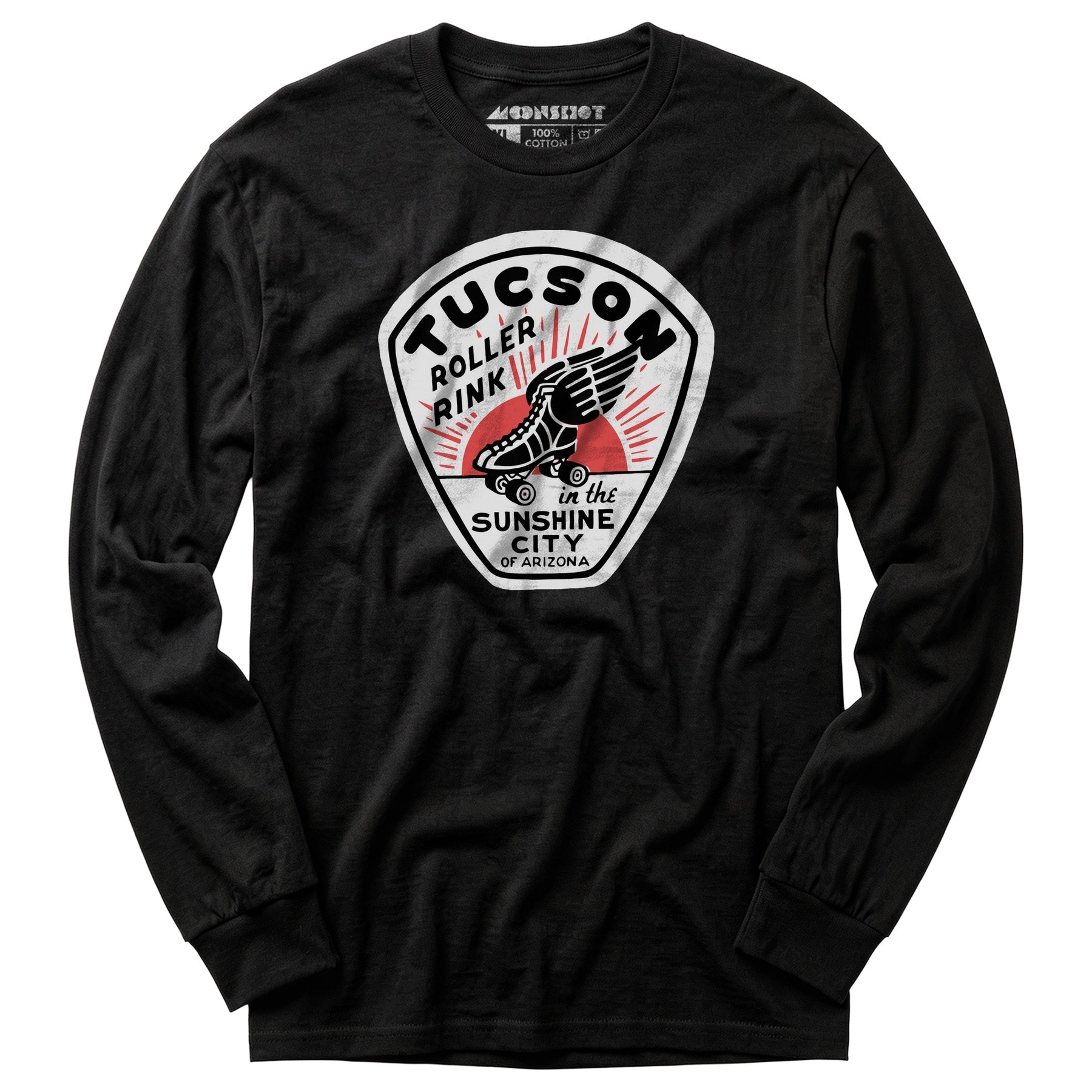 Tucson Roller Rink - Tucson, AZ - Vintage Roller Rink - Long Sleeve T-Shirt
