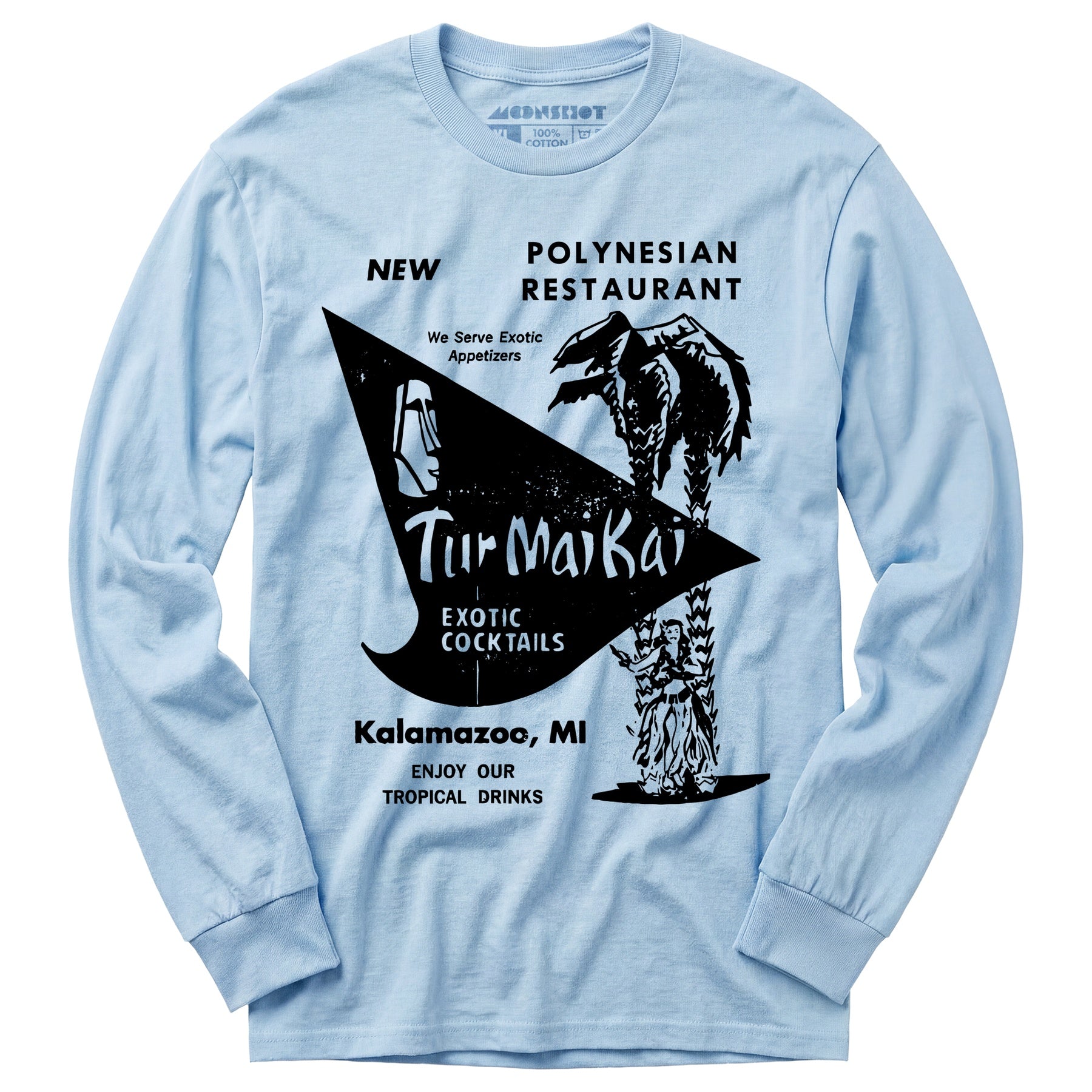 Tur Mai Kai - Kalamazoo, MI - Vintage Tiki Bar - Long Sleeve T-Shirt