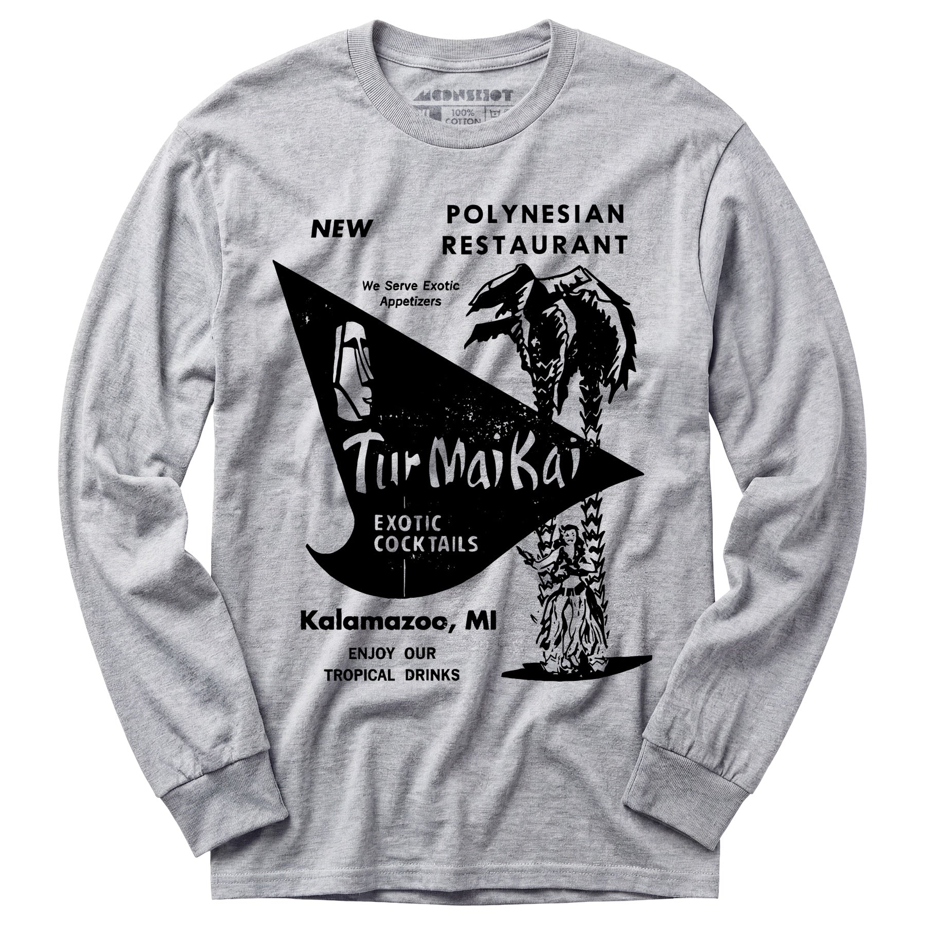 Tur Mai Kai - Kalamazoo, MI - Vintage Tiki Bar - Long Sleeve T-Shirt