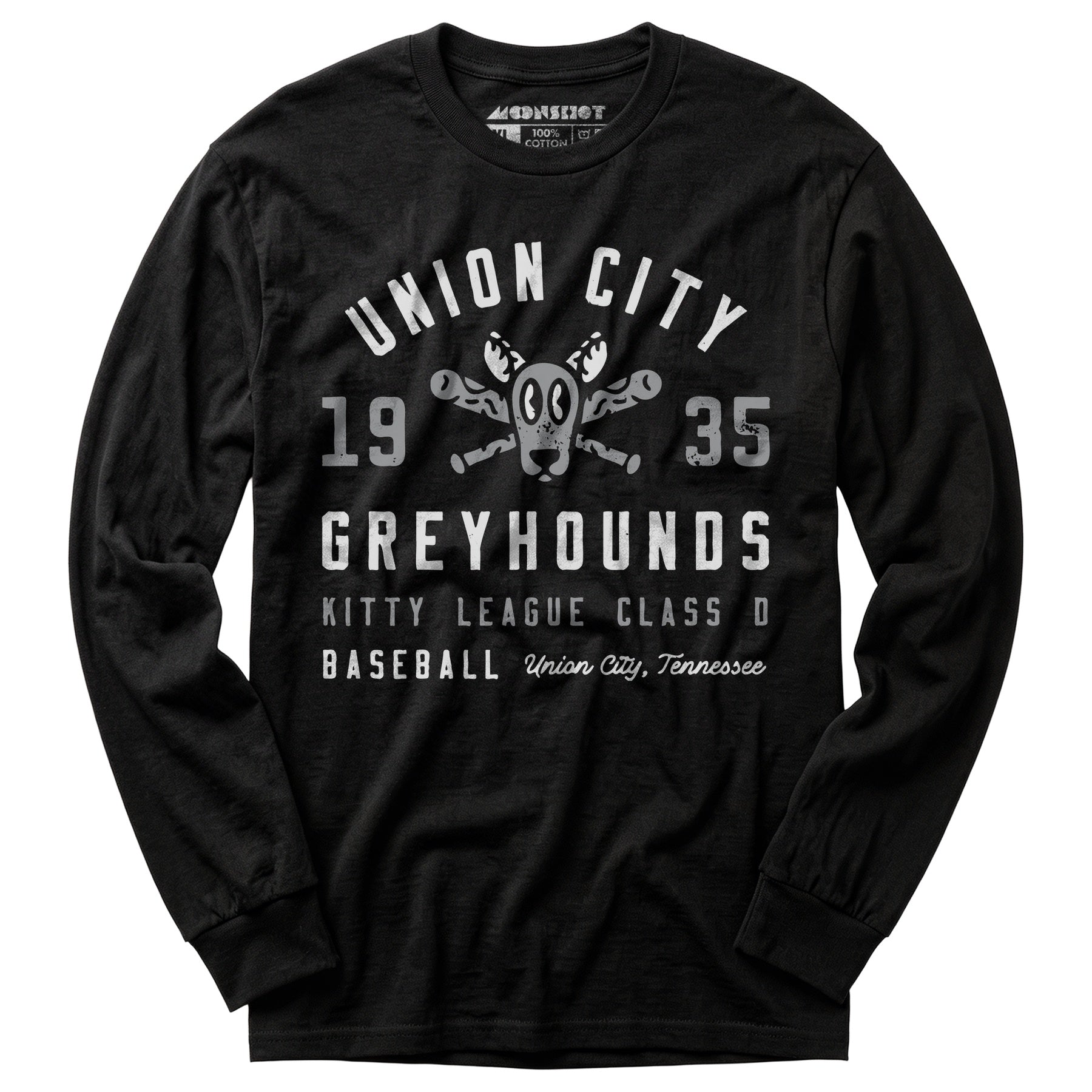 Union City Greyhounds - Tennessee - Vintage Defunct Baseball Teams - Long Sleeve T-Shirt