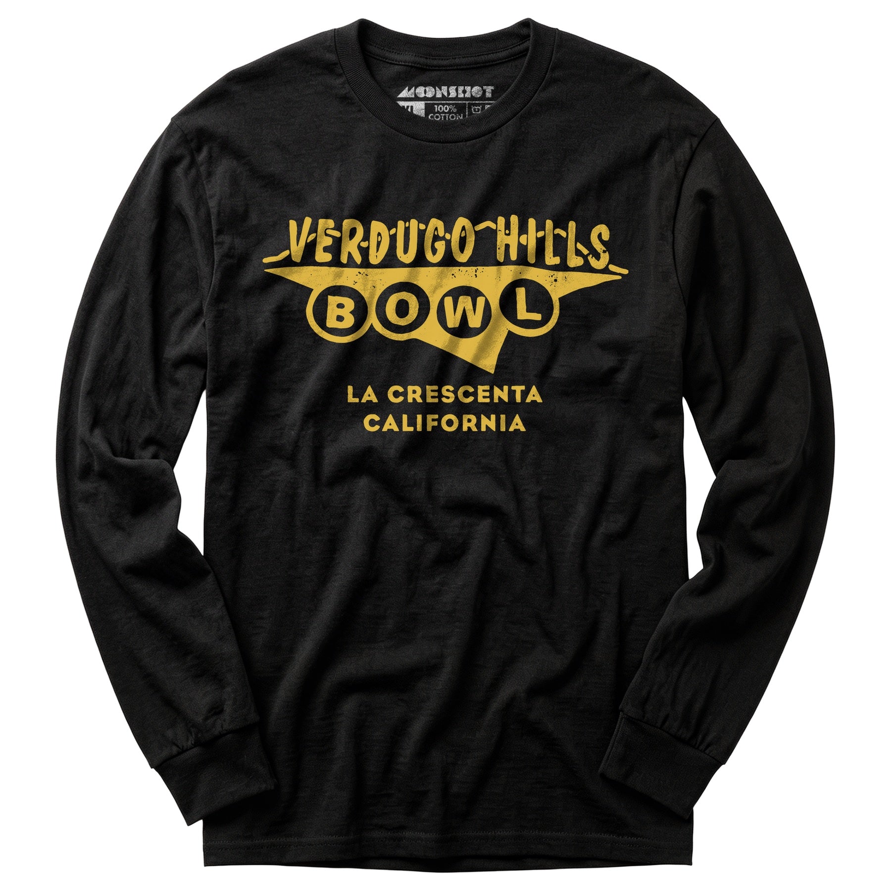 Verdugo Hills - La Crescenta, CA - Vintage Bowling Alley - Long Sleeve T-Shirt