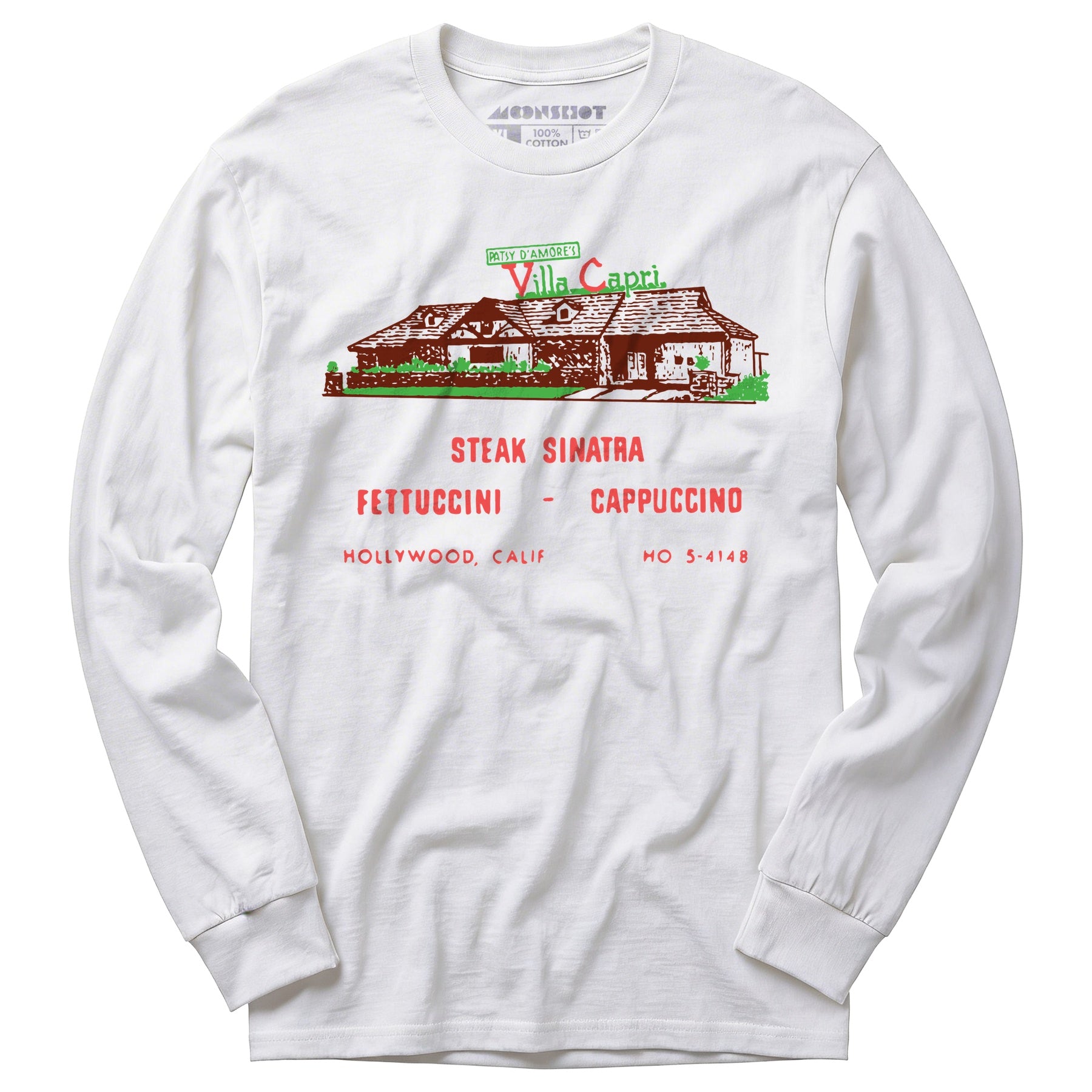 Villa Capri - Hollywood, CA - Vintage Restaurant - Long Sleeve T-Shirt