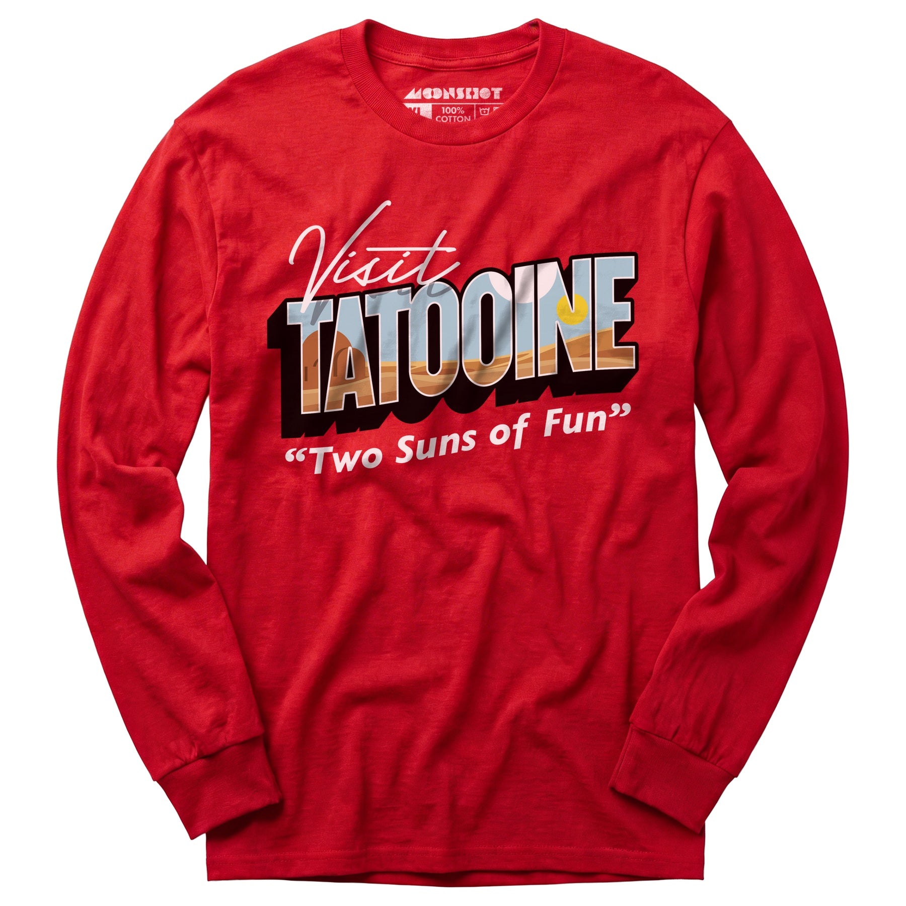 Visit Tatooine - Two Suns of Fun - Long Sleeve T-Shirt
