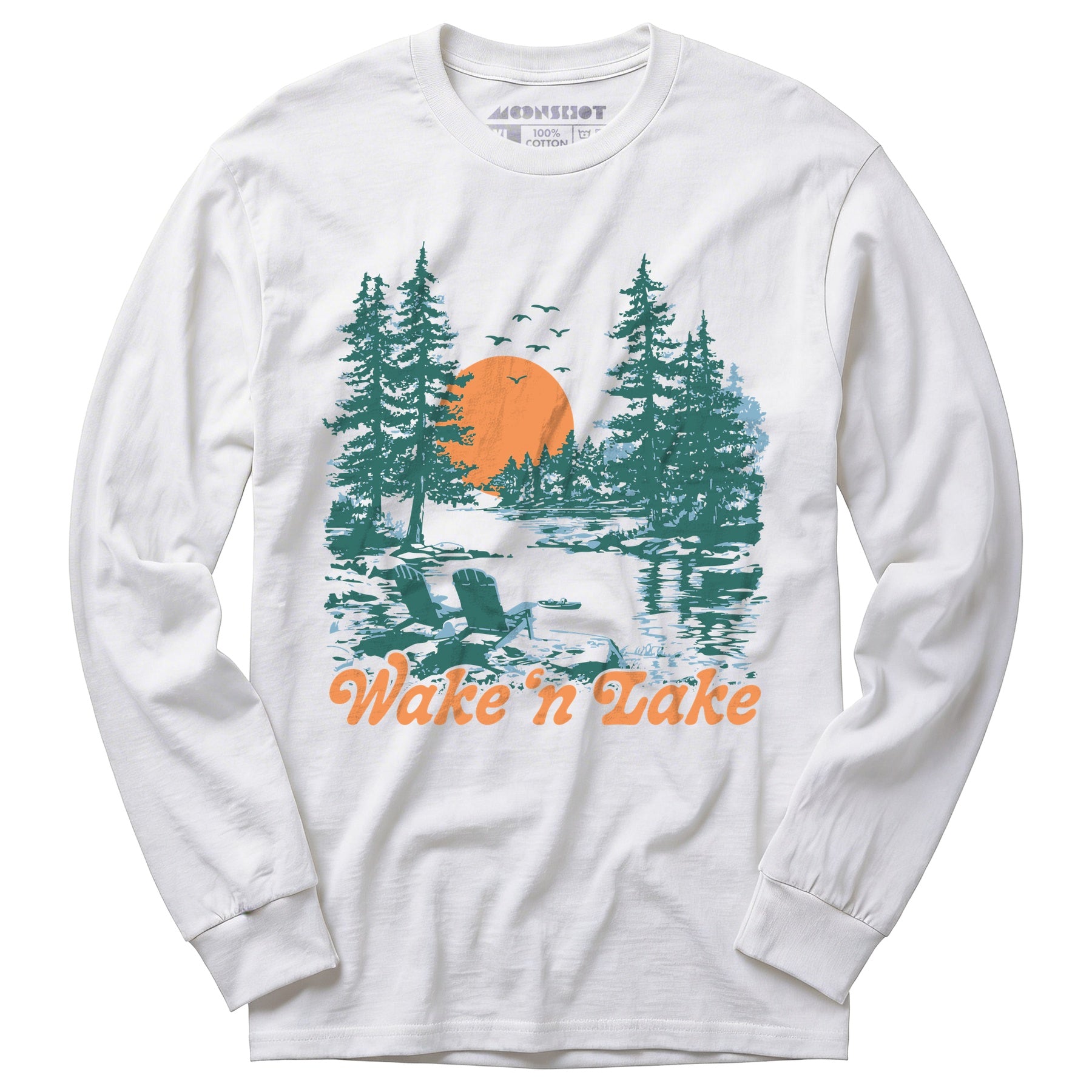 Wake 'n Lake - Long Sleeve T-Shirt