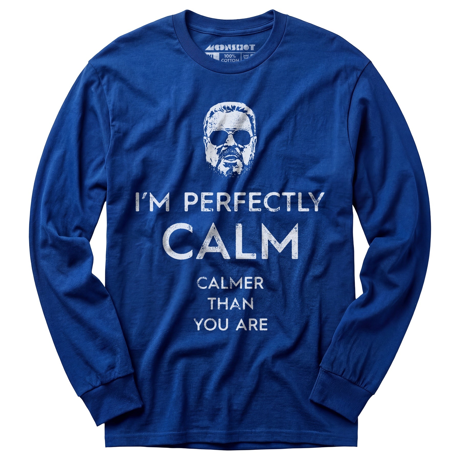 Walter Sobchak - Calmer Than You Are - Long Sleeve T-Shirt
