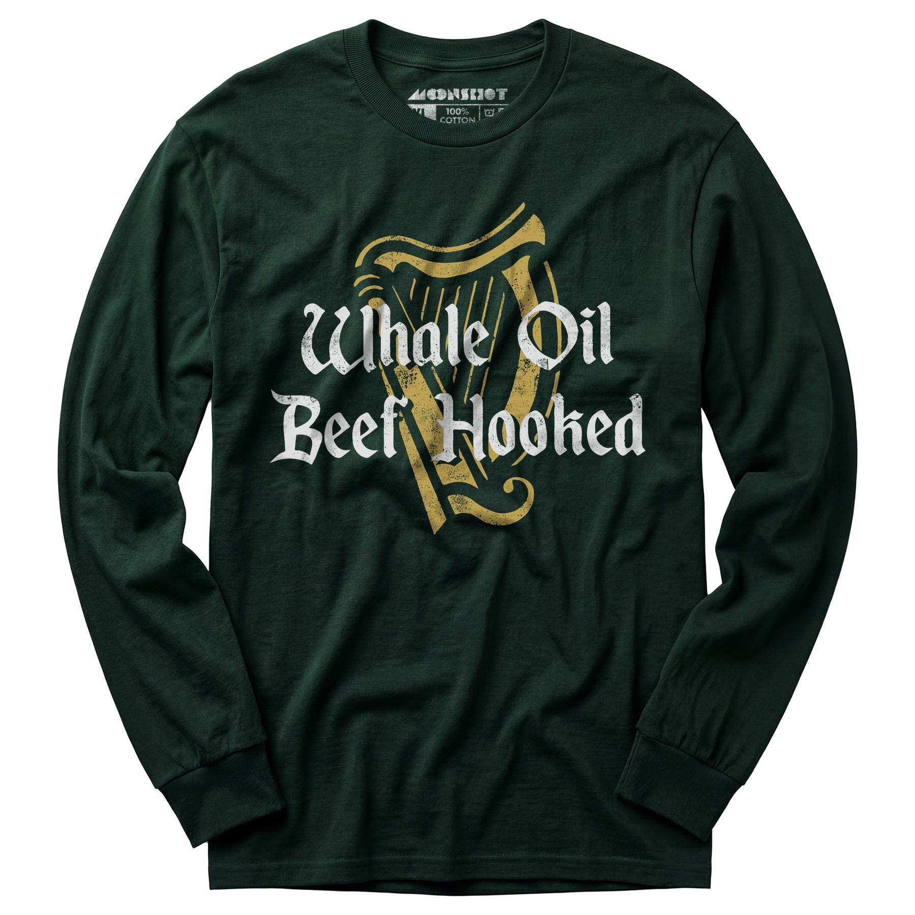 Whale Oil Beef Hooked - Long Sleeve T-Shirt