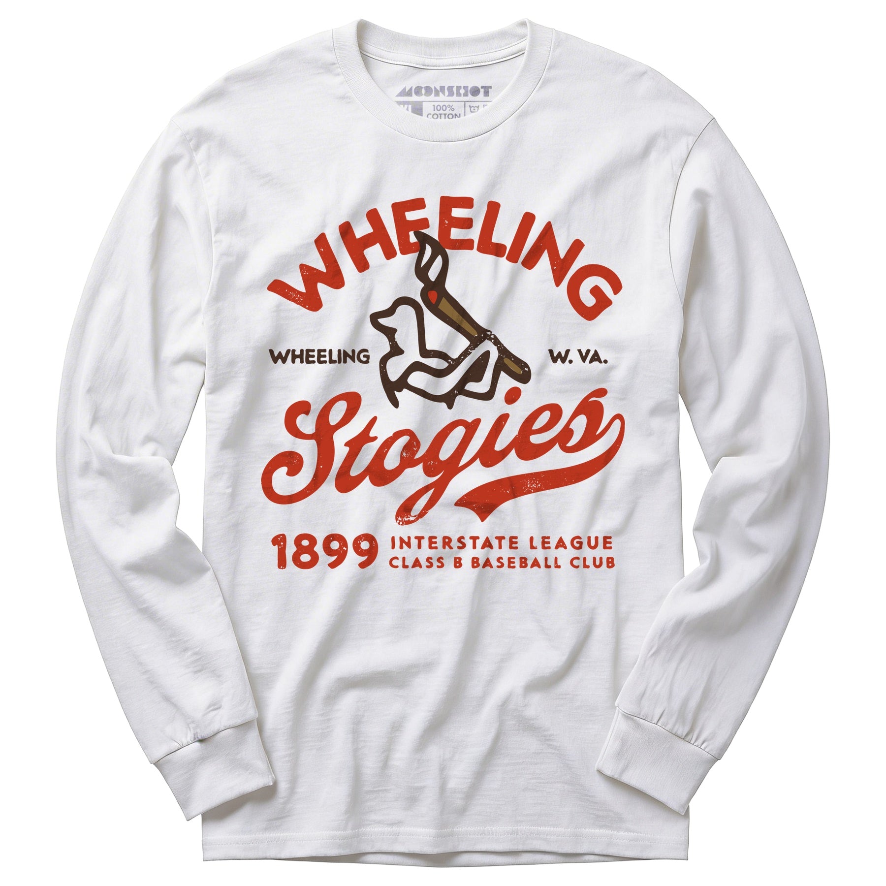 Wheeling Stogies - West Virginia - Vintage Defunct Baseball Teams - Long Sleeve T-Shirt