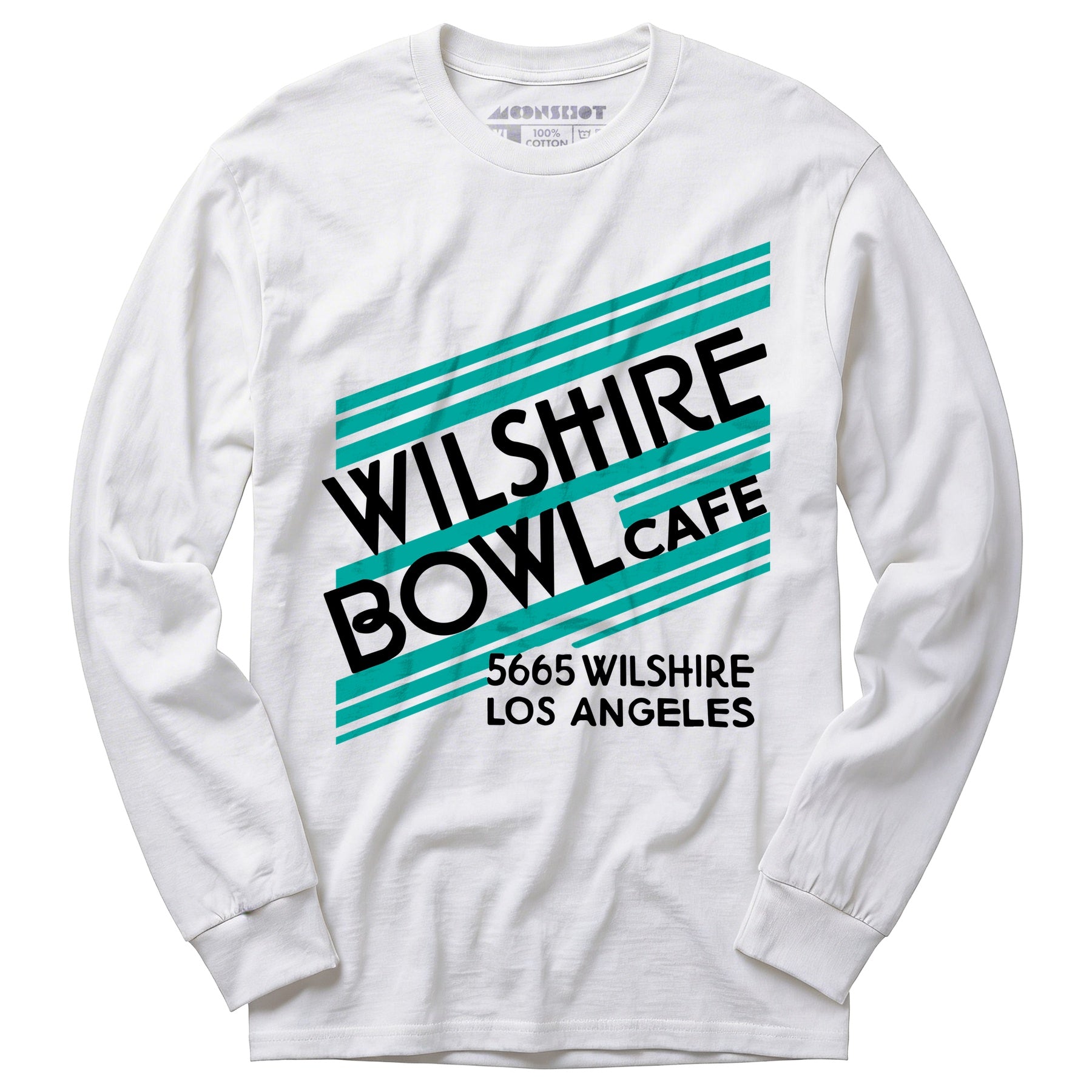 Wilshire Bowl Cafe - Los Angeles, CA - Vintage Restaurant - Long Sleeve T-Shirt