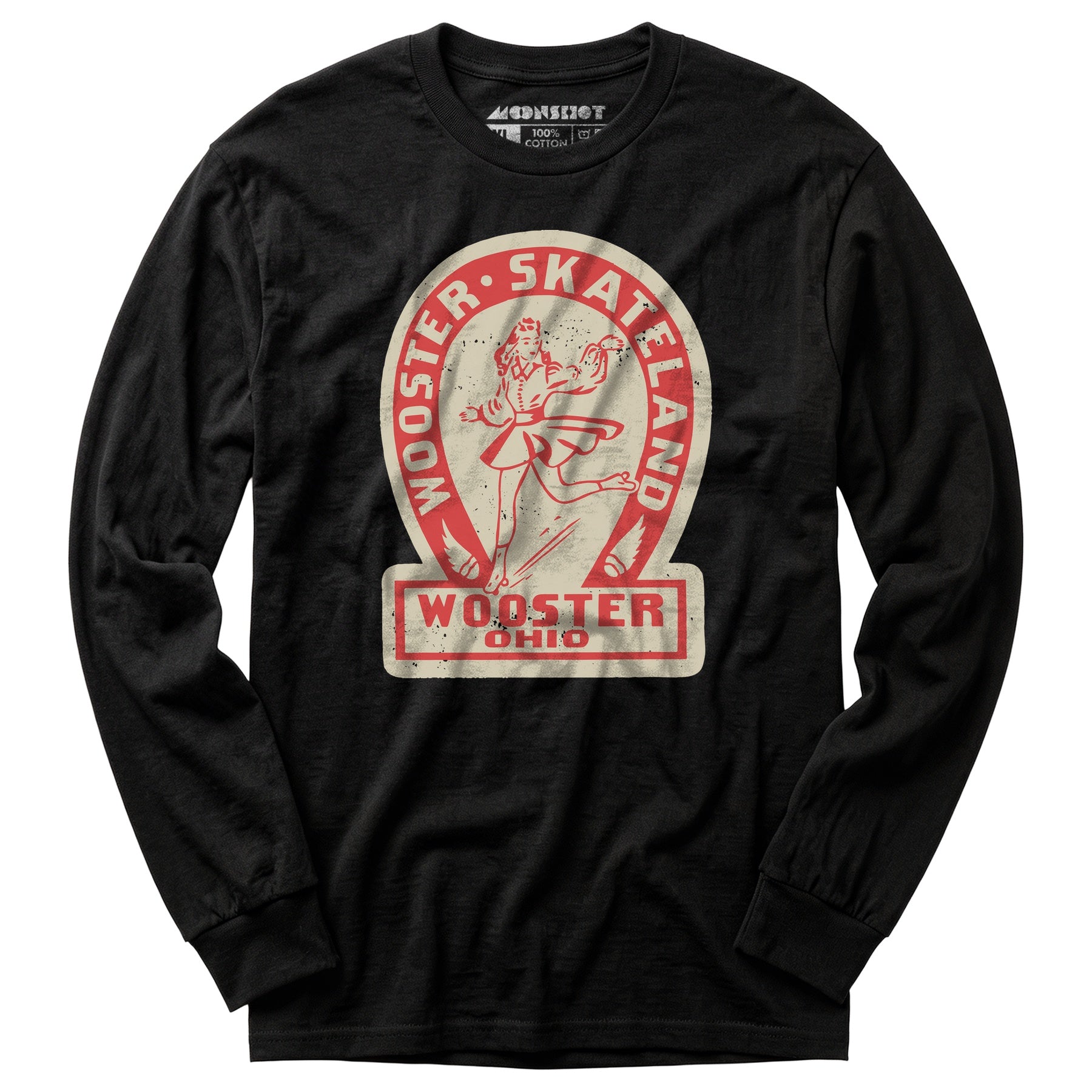 Wooster Skateland - Wooster, OH - Vintage Roller Rink - Long Sleeve T-Shirt