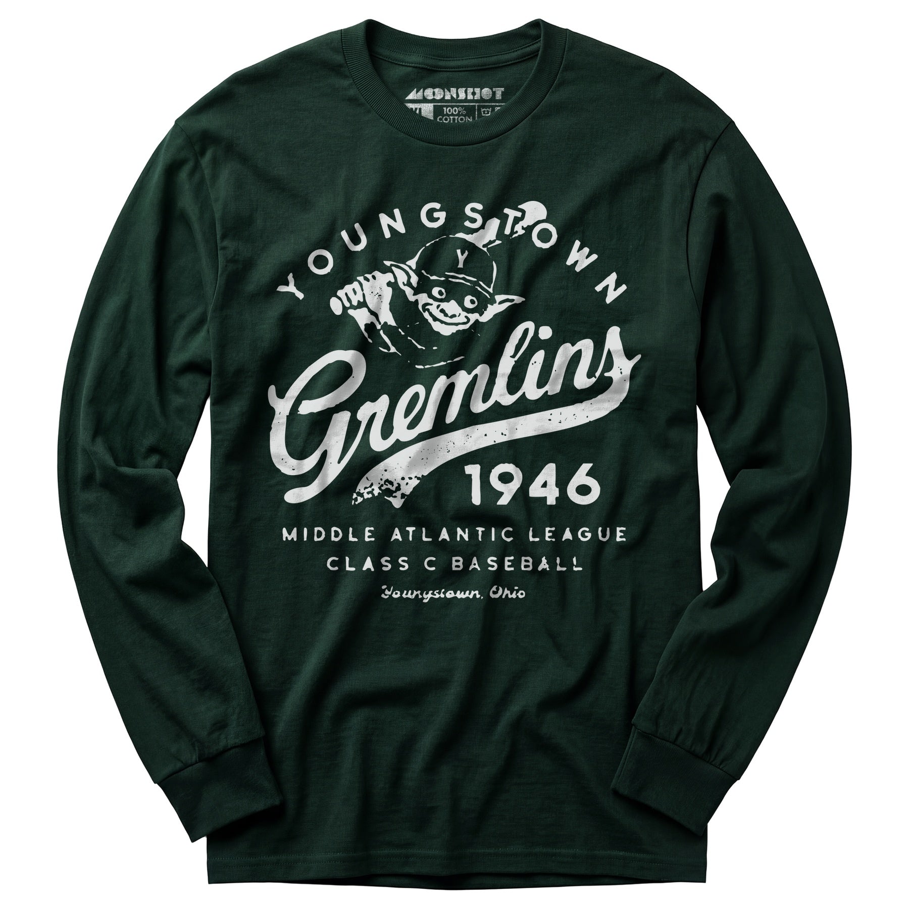 Youngstown Gremlins - Ohio - Vintage Defunct Baseball Teams - Long Sleeve T-Shirt