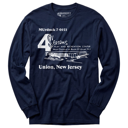 4 Seasons - Union, NJ - Vintage Bowling Alley - Long Sleeve T-Shirt