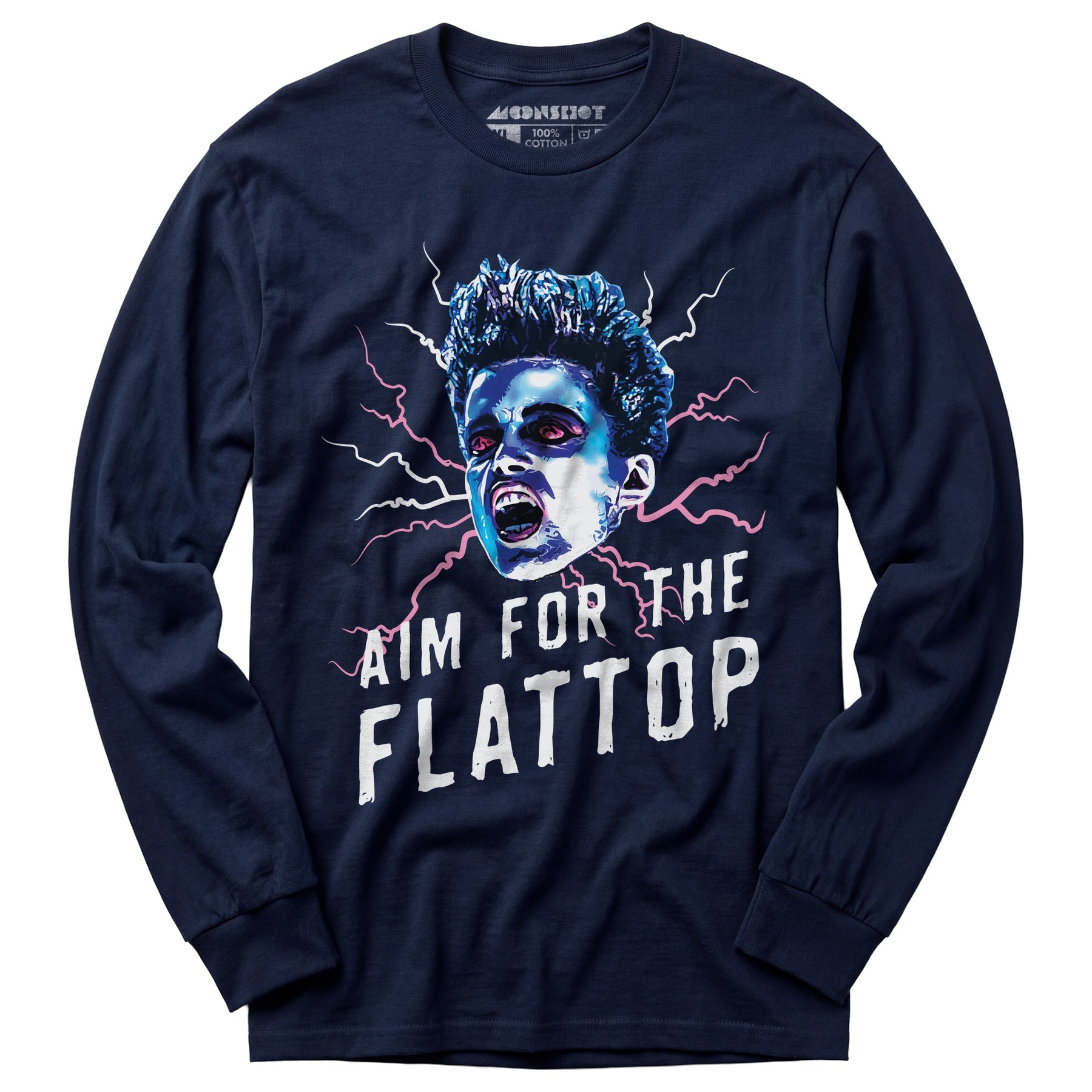 Aim For The Flattop - Long Sleeve T-Shirt