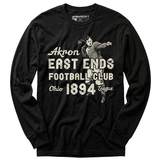 Akron East Ends - Ohio - Vintage Defunct Football Teams - Long Sleeve T-Shirt