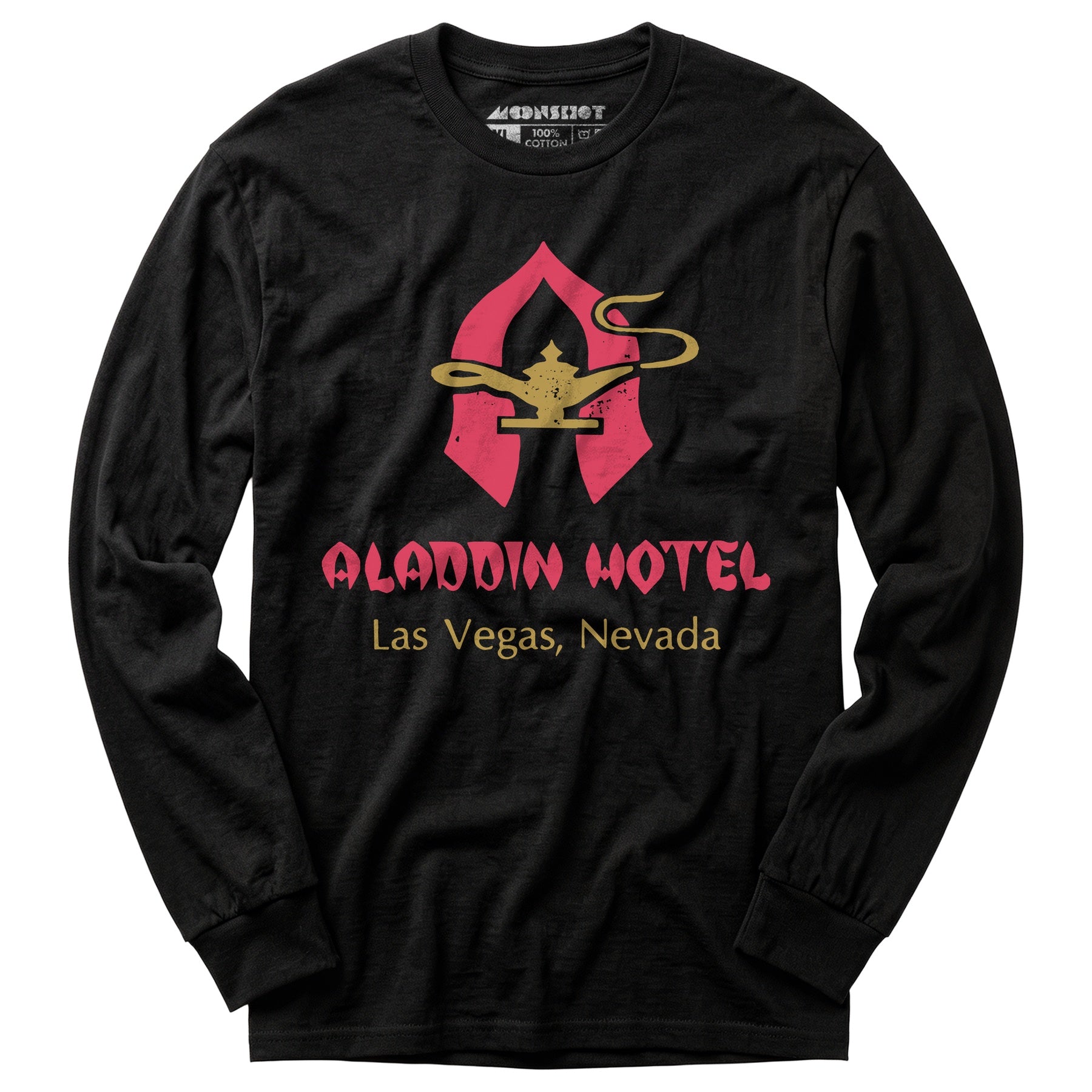 Aladdin Hotel v2 - Vintage Las Vegas - Long Sleeve T-Shirt