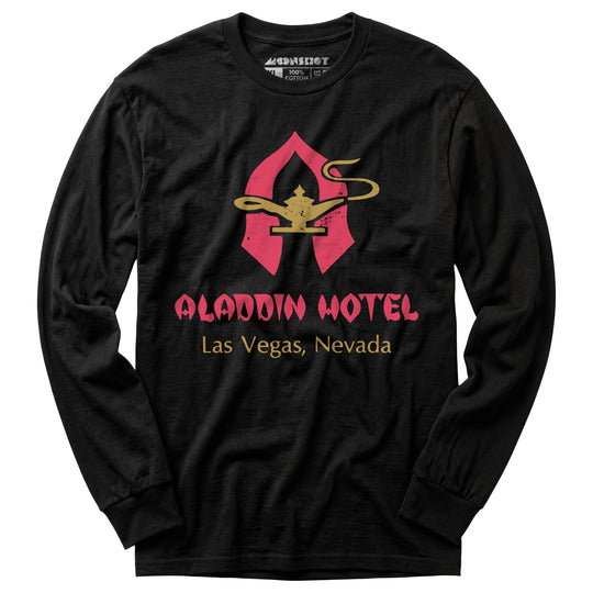Aladdin Hotel v2 - Vintage Las Vegas - Long Sleeve T-Shirt