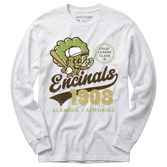 Alameda Encinals - California - Vintage Defunct Baseball Teams - Long Sleeve T-Shirt