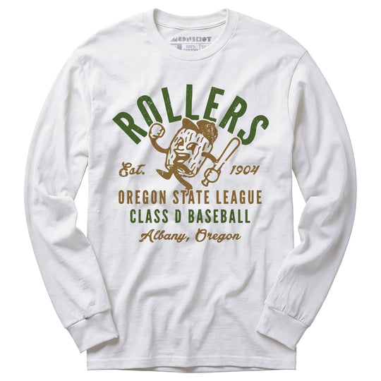 Albany Rollers - Oregon - Vintage Defunct Baseball Teams - Long Sleeve T-Shirt