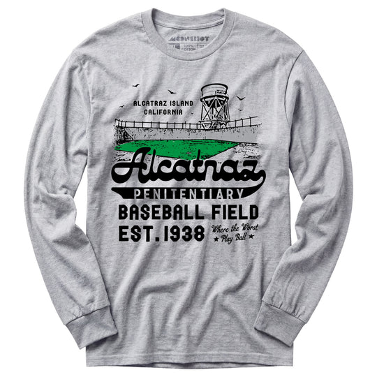 Alcatraz Penitentiary Baseball Field - Long Sleeve T-Shirt