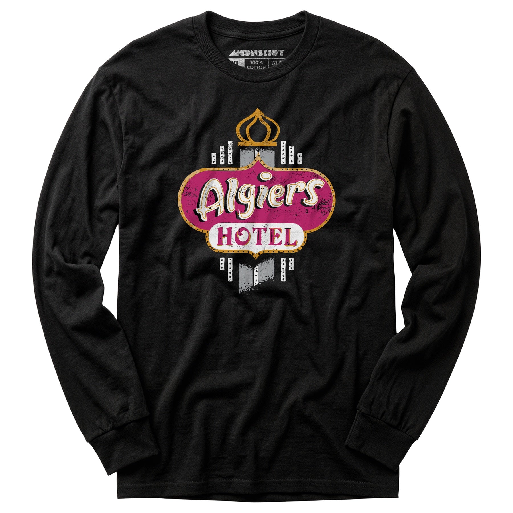 Algiers Hotel - Vintage Las Vegas - Long Sleeve T-Shirt