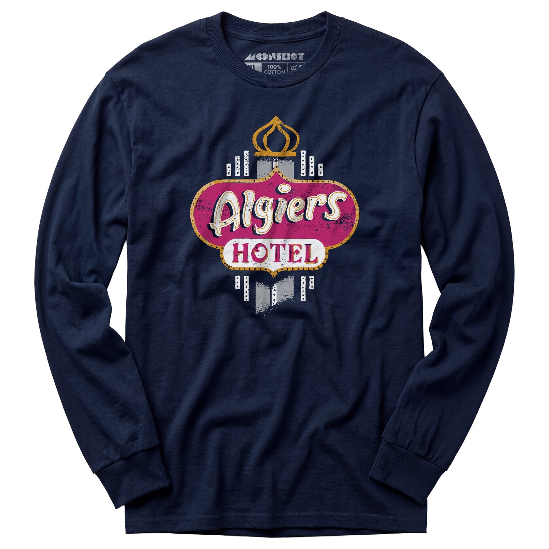 Algiers Hotel - Vintage Las Vegas - Long Sleeve T-Shirt