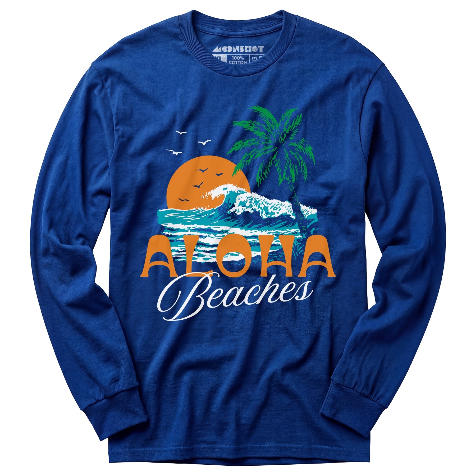 Aloha Beaches v2 - Long Sleeve T-Shirt