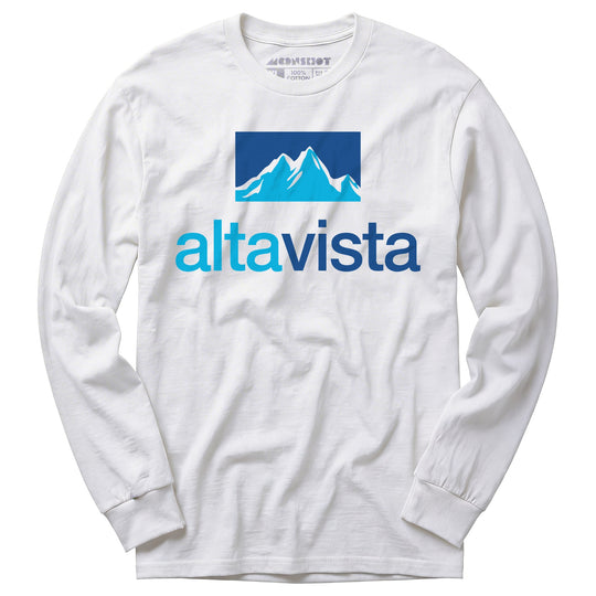 Alta Vista - Vintage Internet - Long Sleeve T-Shirt